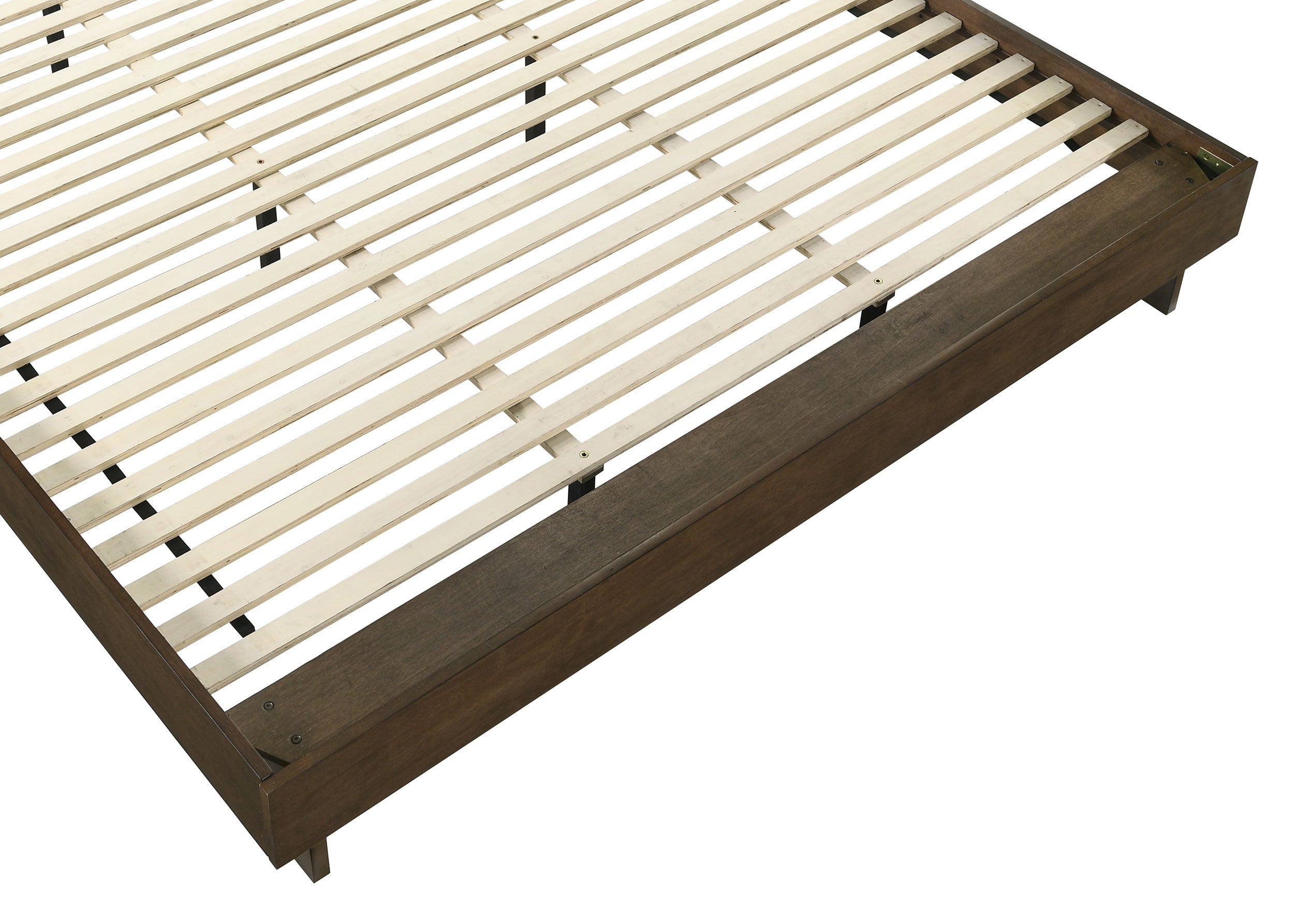 Glenwood 48-inch Eastern King Platform Panel Bed Warm Brown