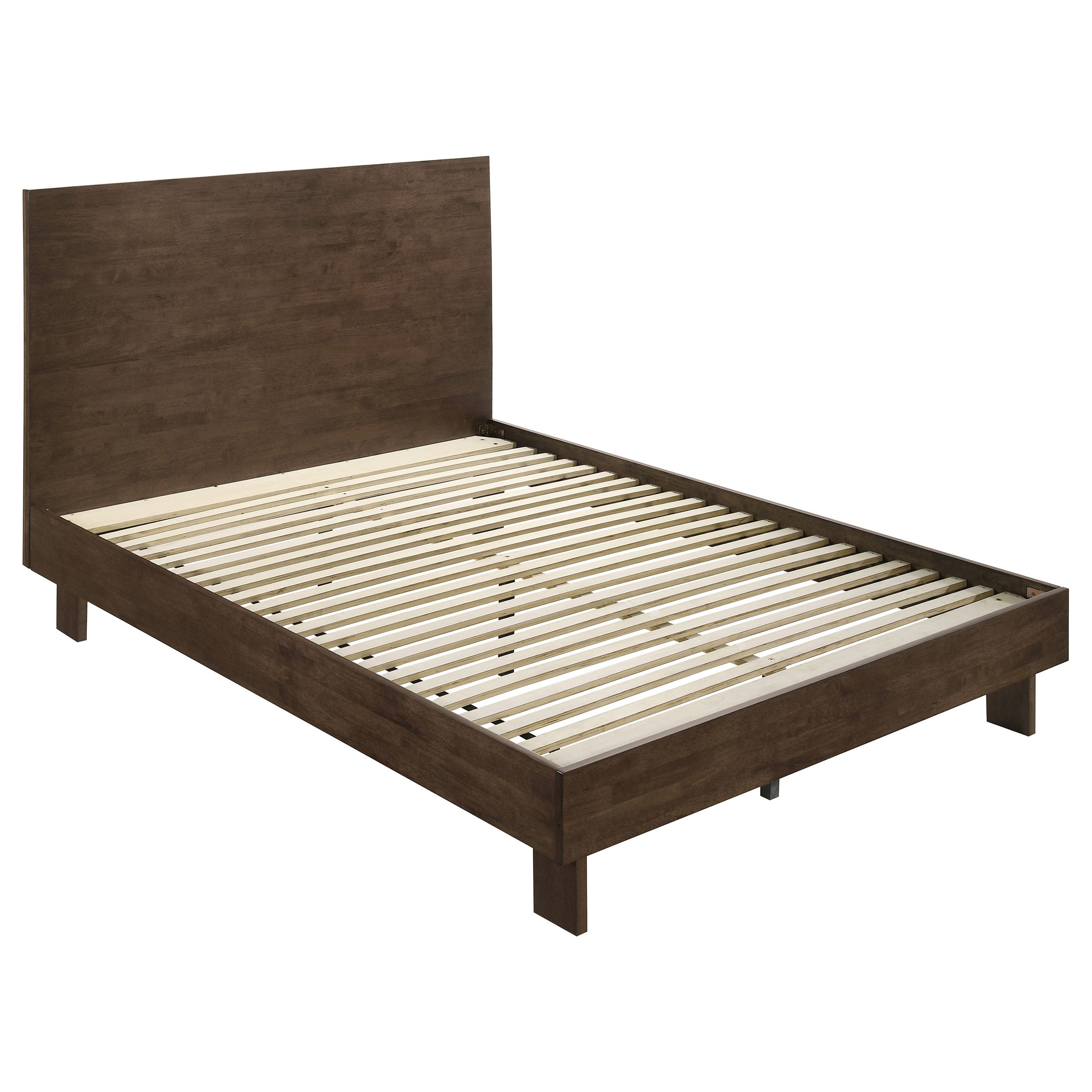 Dar Furniture - Coaster - Glenwood 48-inch Queen Platform Panel Bed Warm Brown - 225011Q