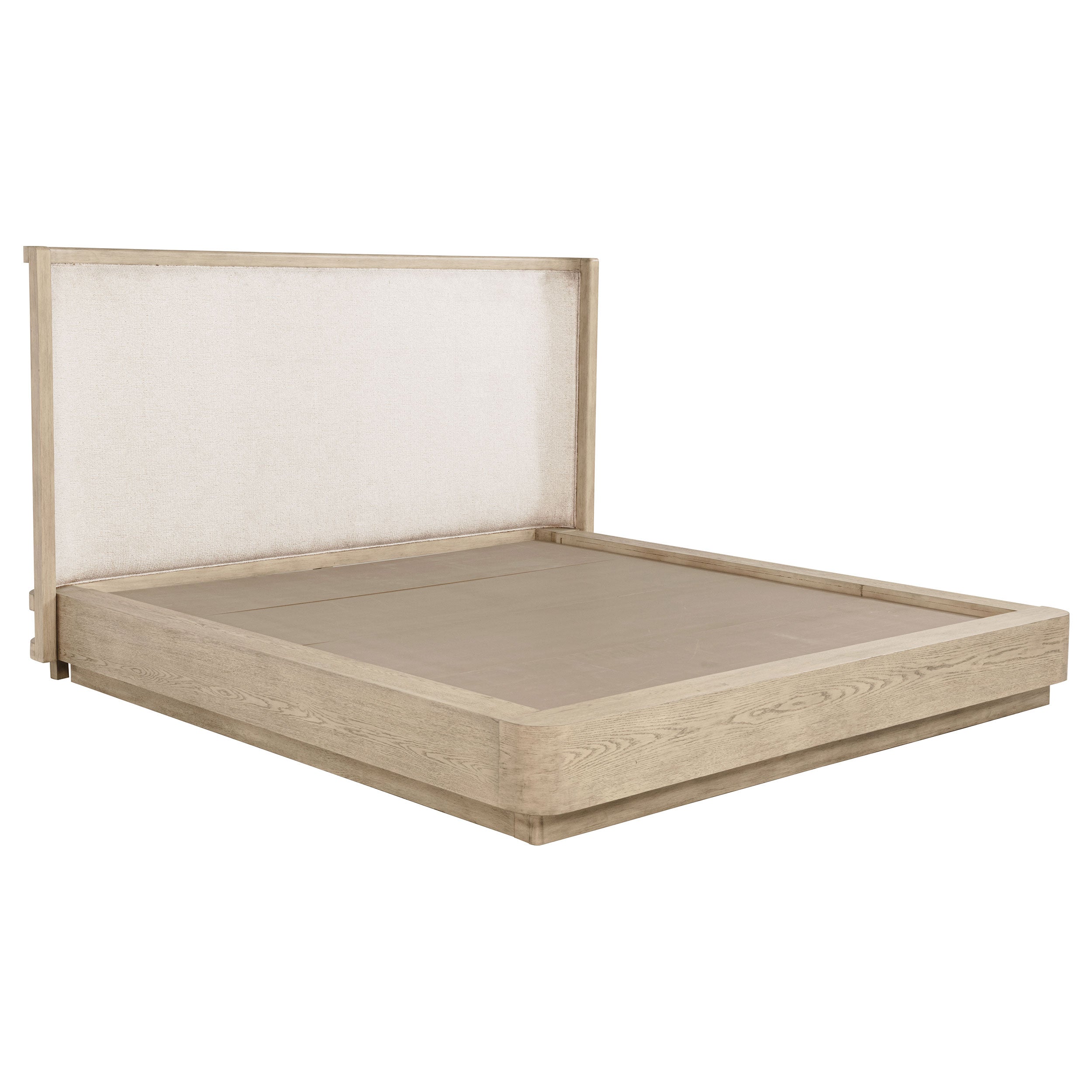 Dar Furniture - Coaster - Kailani 52-inch Queen Wingback Bed Beige Oak - 225041Q
