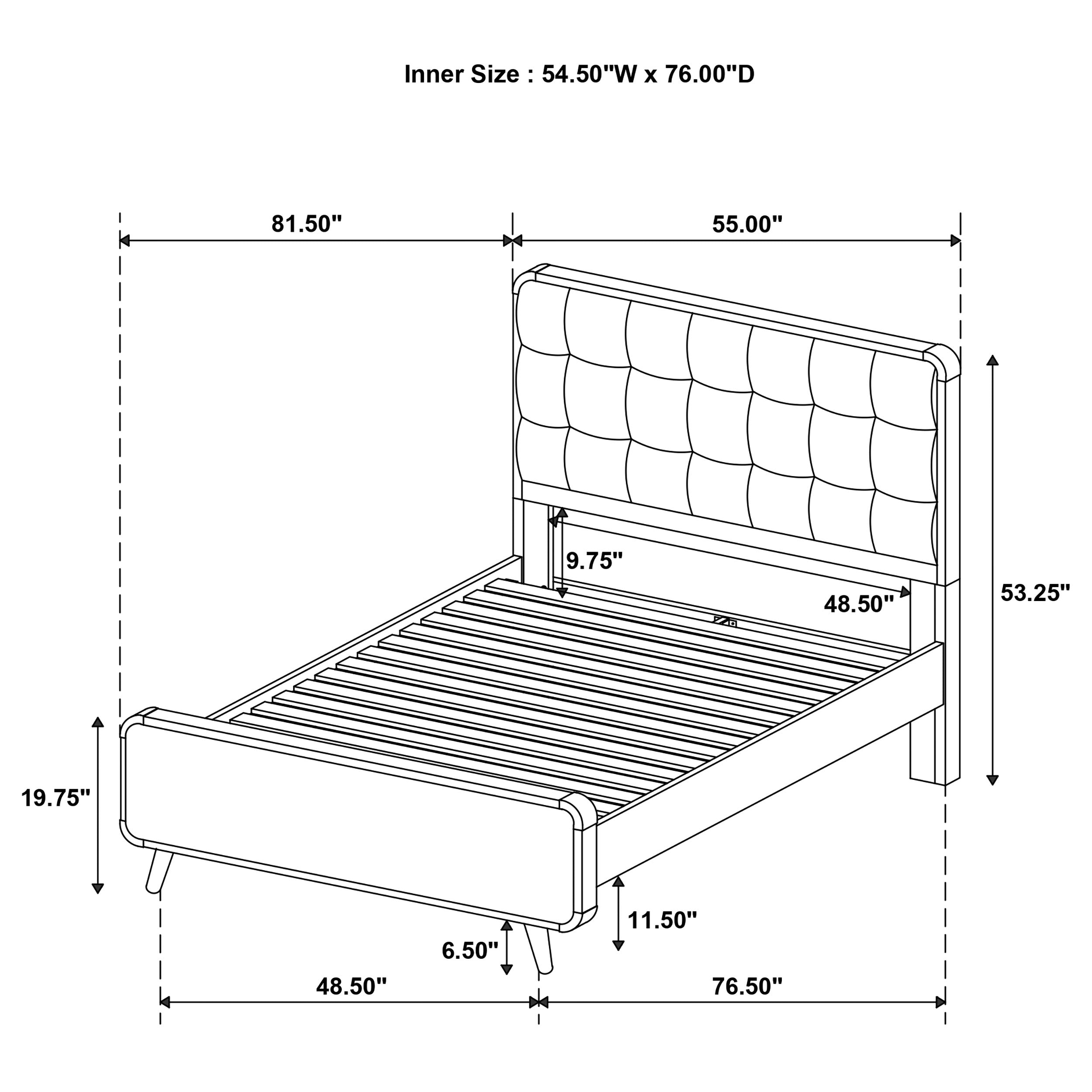 Robyn 5-piece Full Bedroom Set Light Ash
