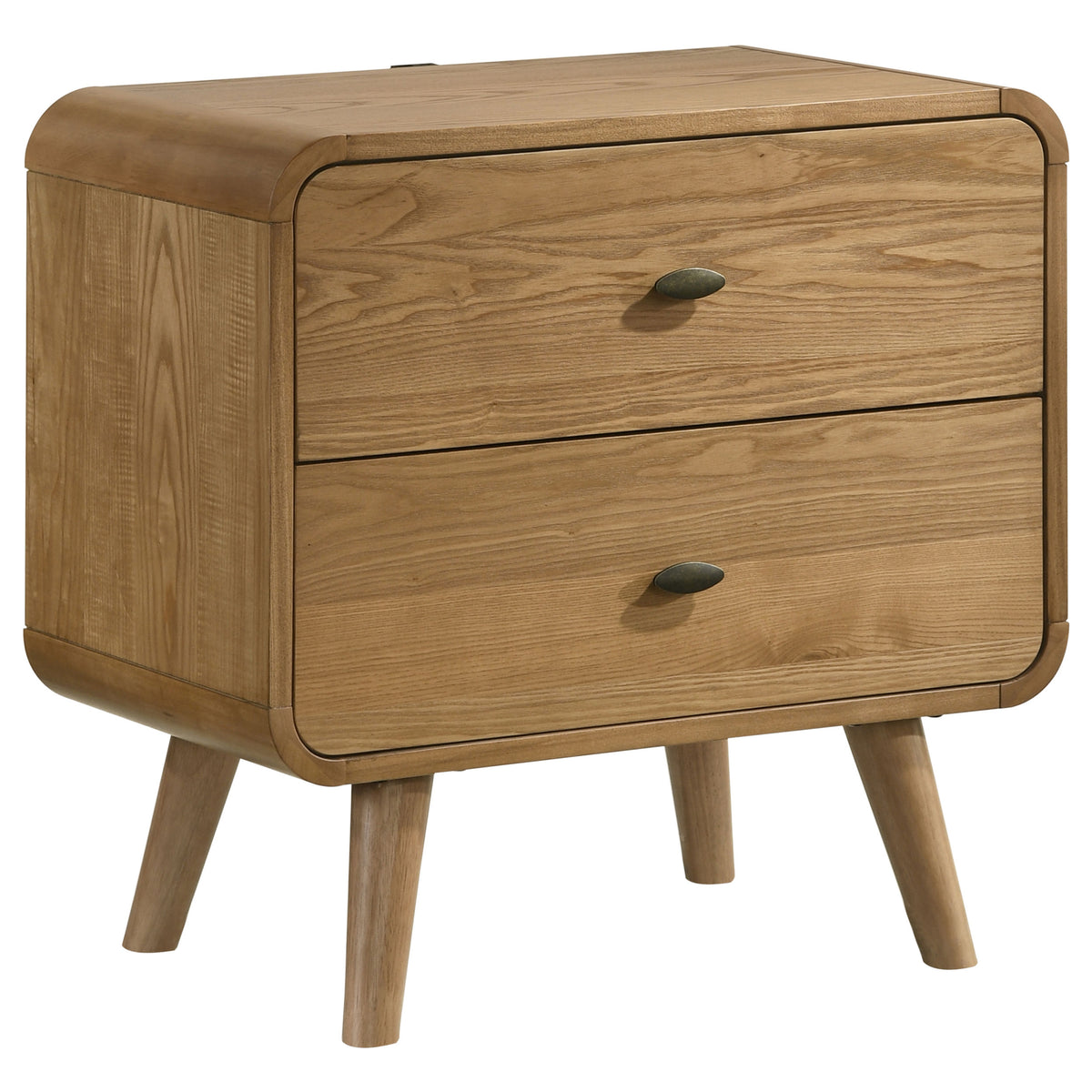 Dar Furniture - Coaster - Robyn 2-drawer Nightstand Bedside Table Light Ash - 225092
