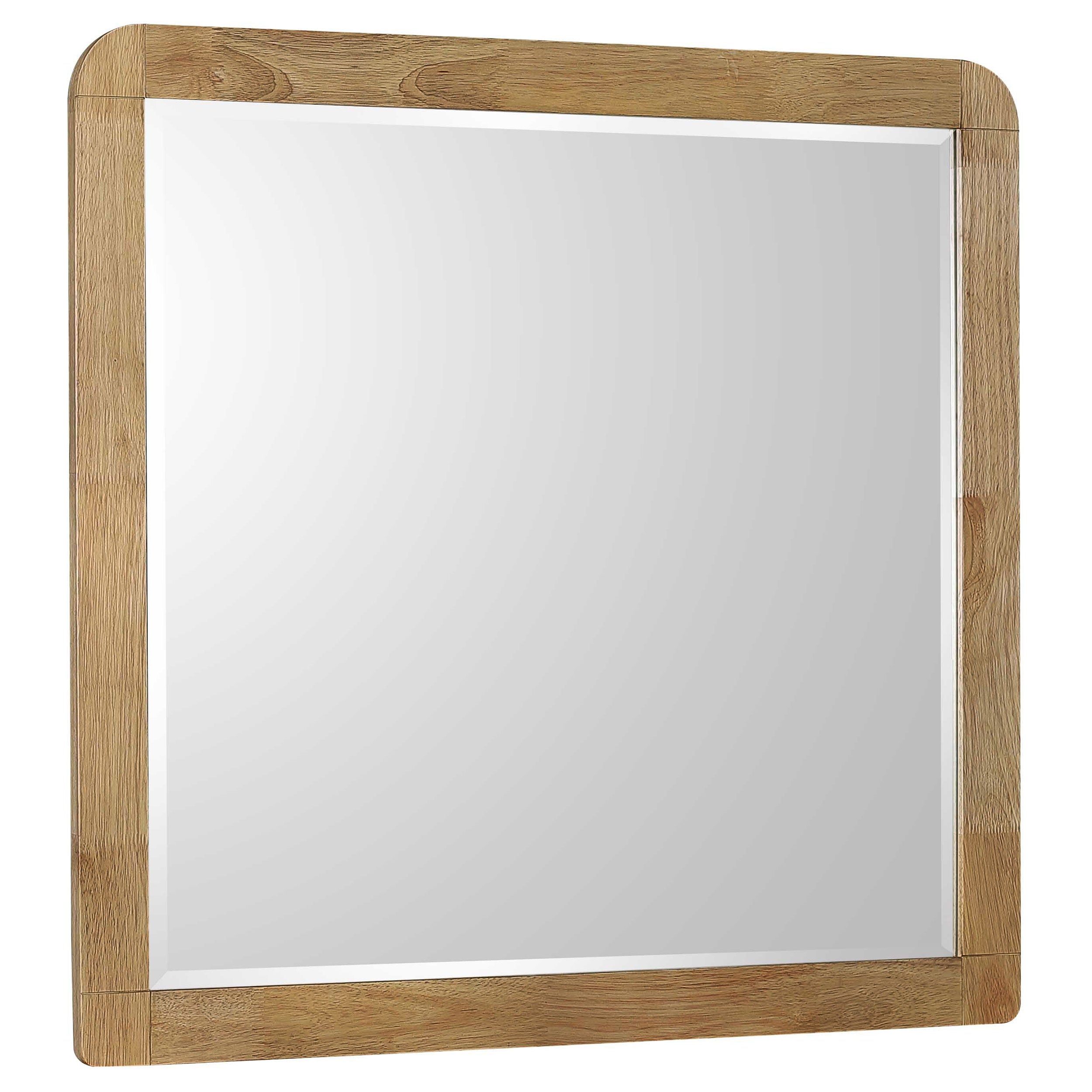 Dar Furniture - Coaster - Robyn Dresser Mirror Light Ash - 225094