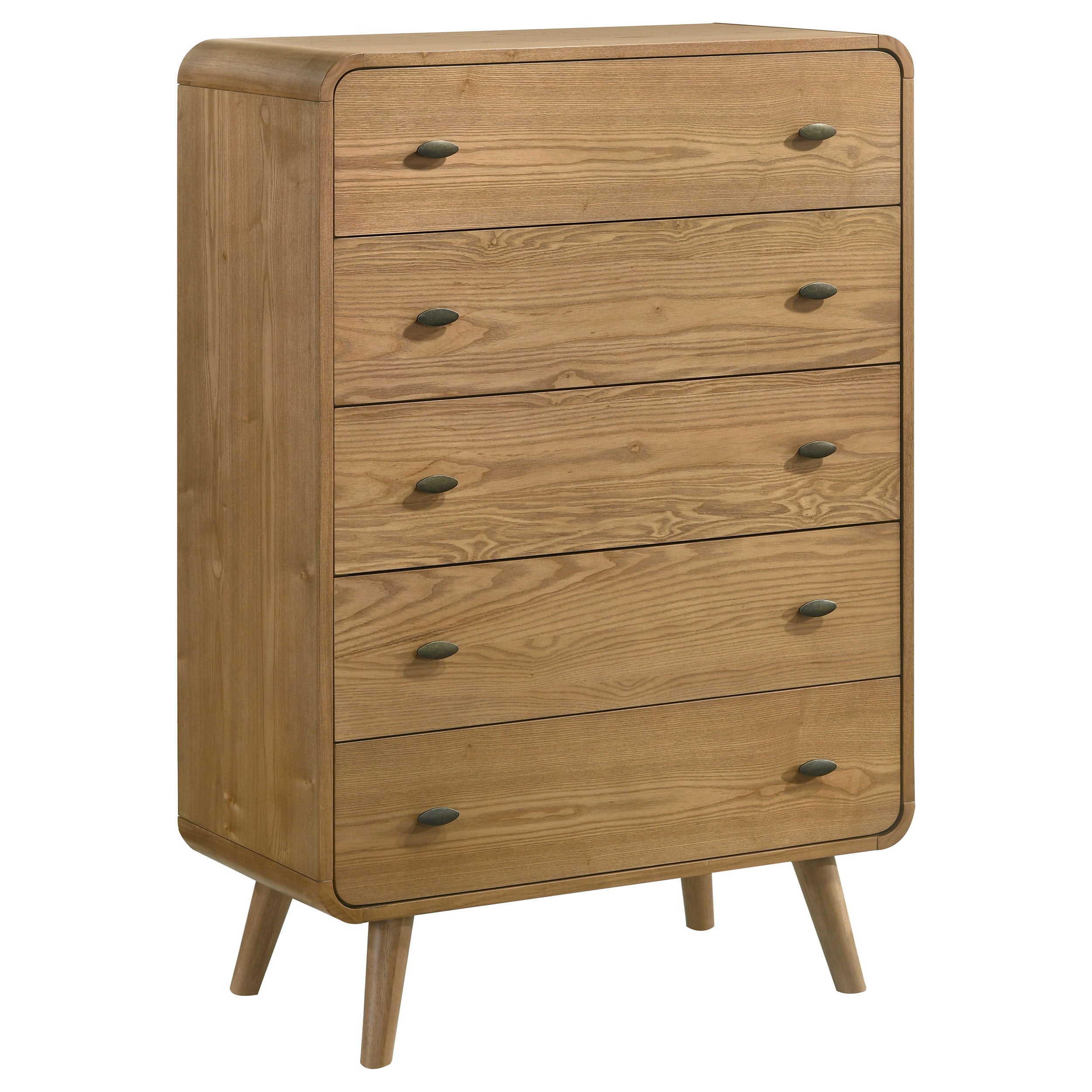 Dar Furniture - Coaster - Robyn 5-drawer Bedroom Chest of Drawers Light Ash - 225095