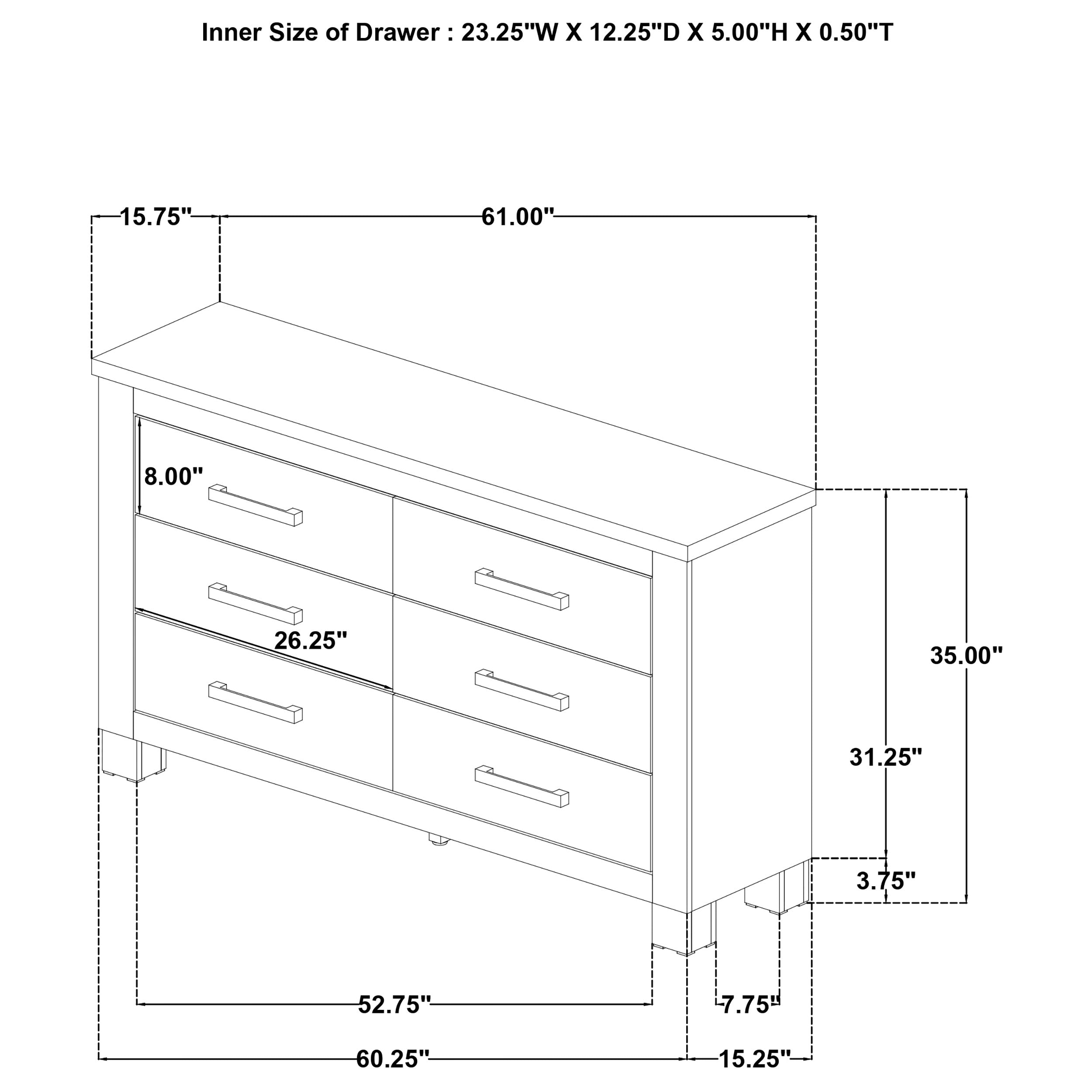Oakglen 5-piece Queen Bedroom Set Weathered Oak