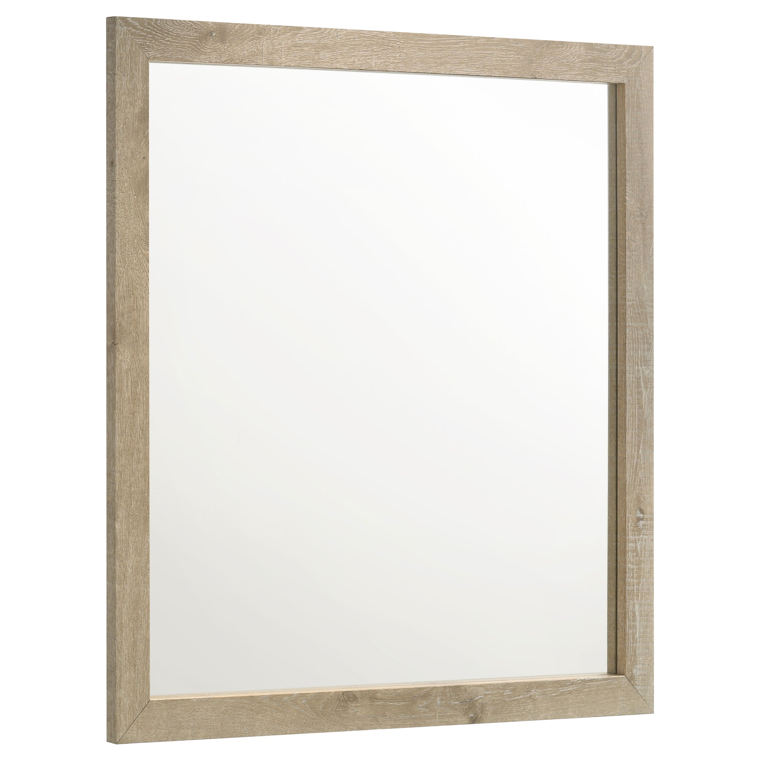 Dar Furniture - Coaster - Oakglen Dresser Mirror Weathered Oak - 225104