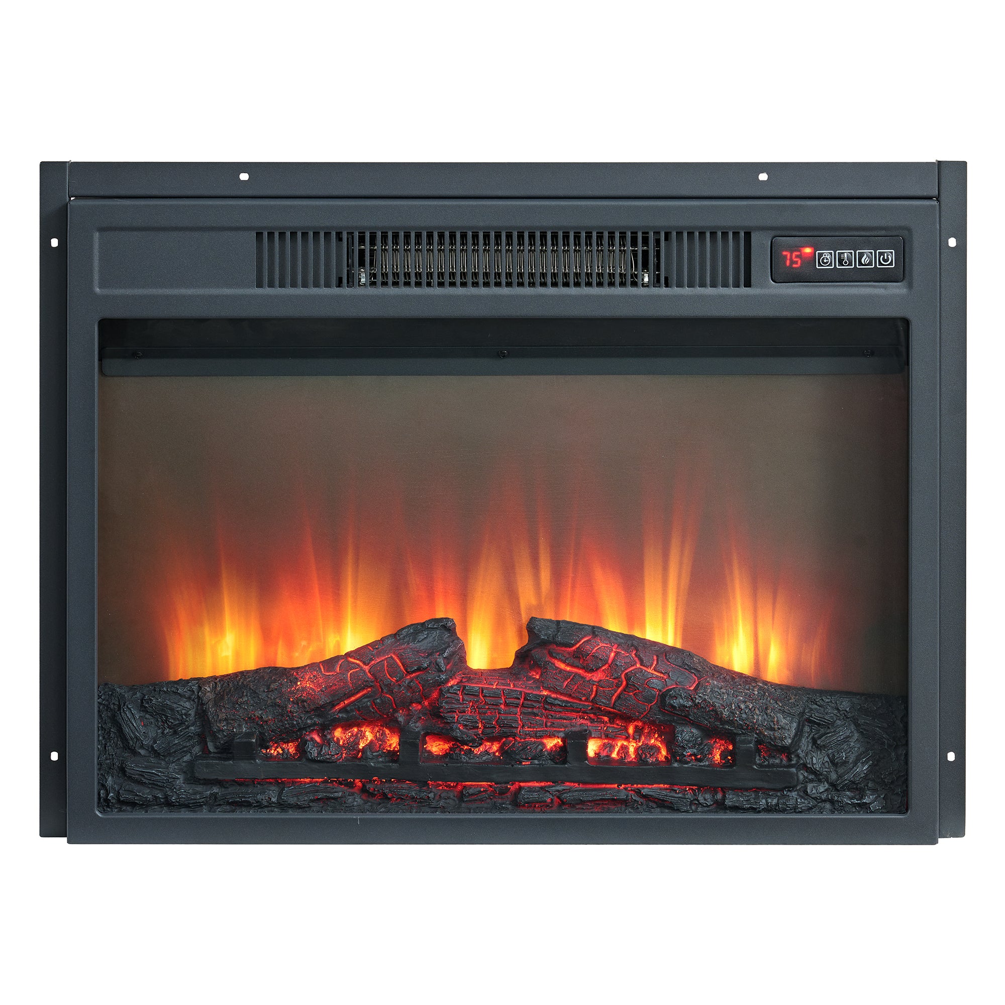 23" Fireplace Insert in Black
