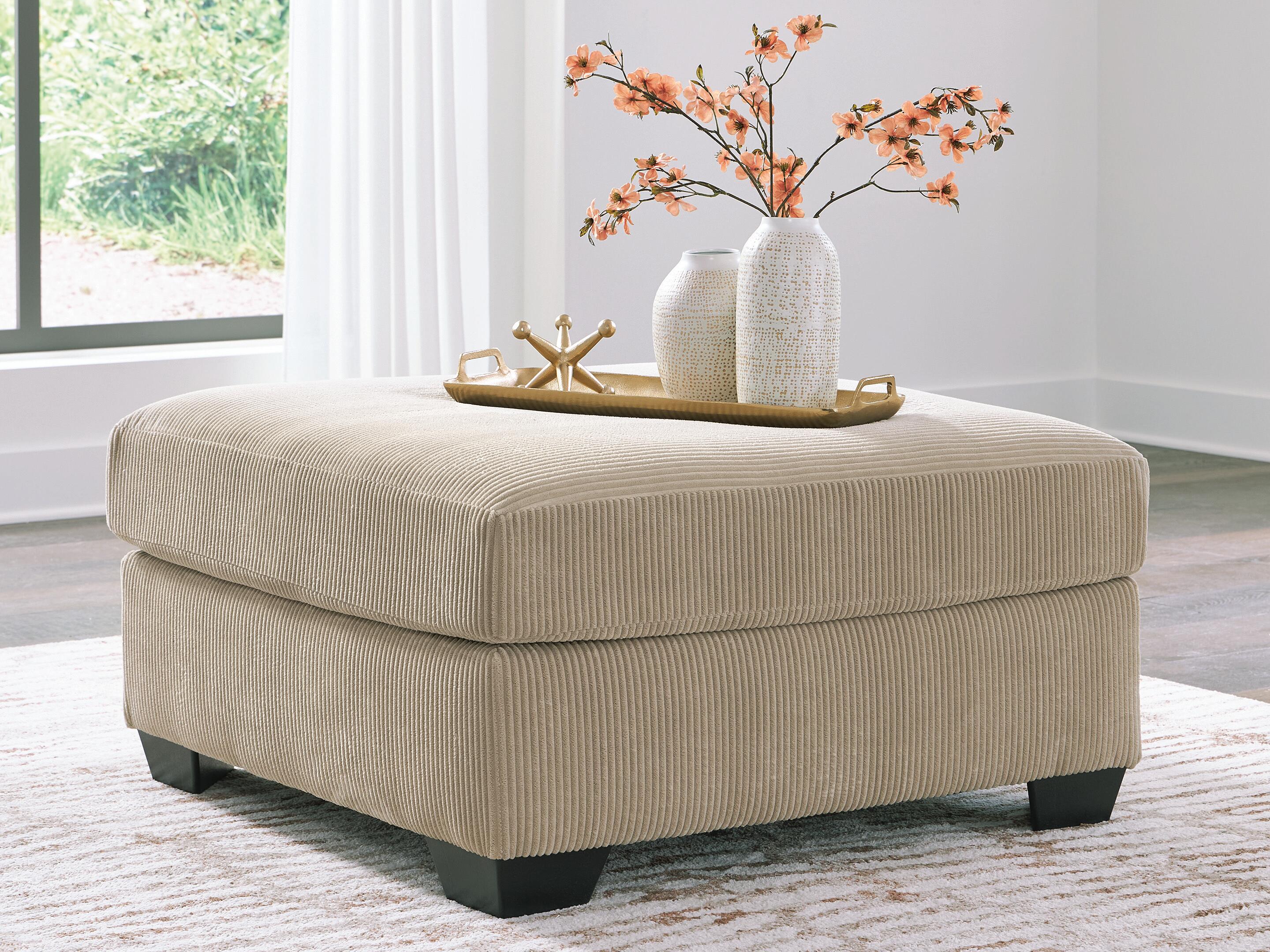 Dar Furniture - Ashley Furniture - SimpleJoy Oversized Accent Ottoman - Oversized Accent Ottoman / Sand - 2420308