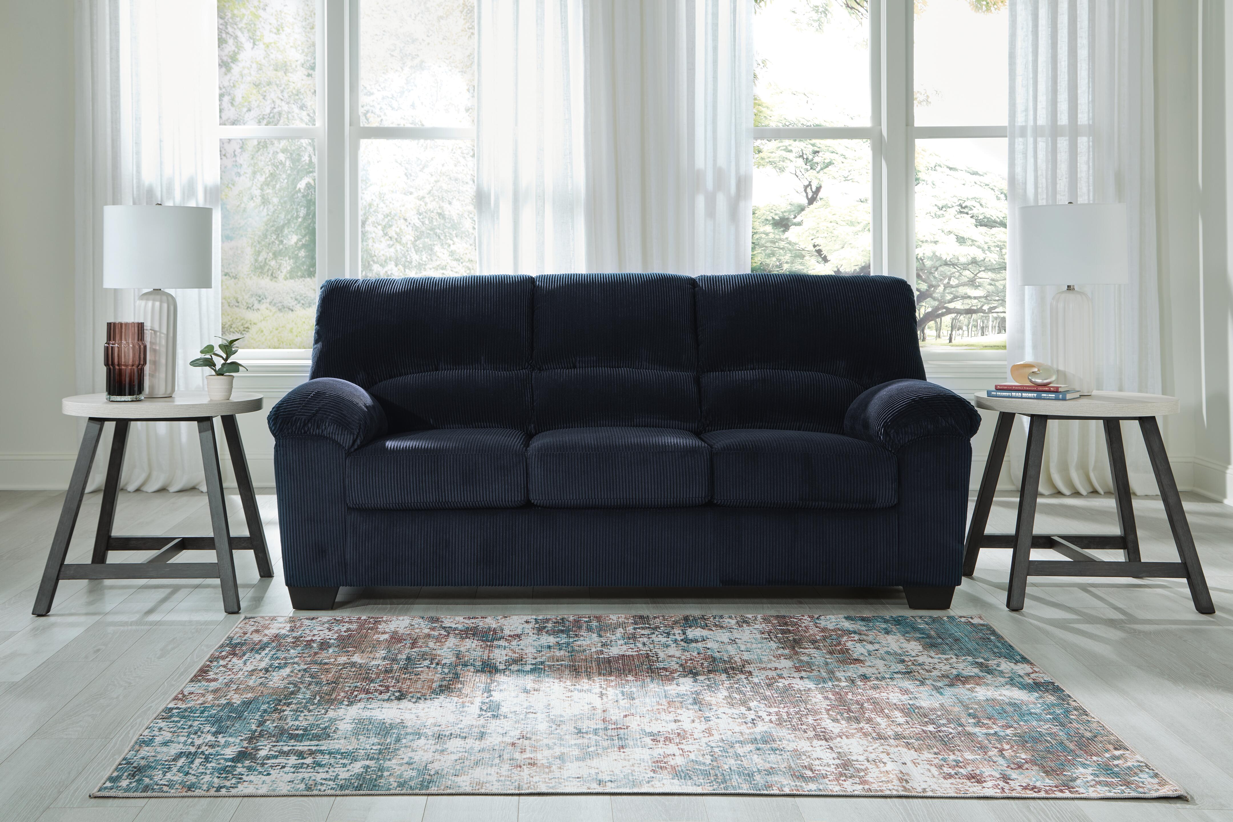 Dar Furniture - Ashley Furniture - SimpleJoy Sofa - Sofa / Navy - 2420538