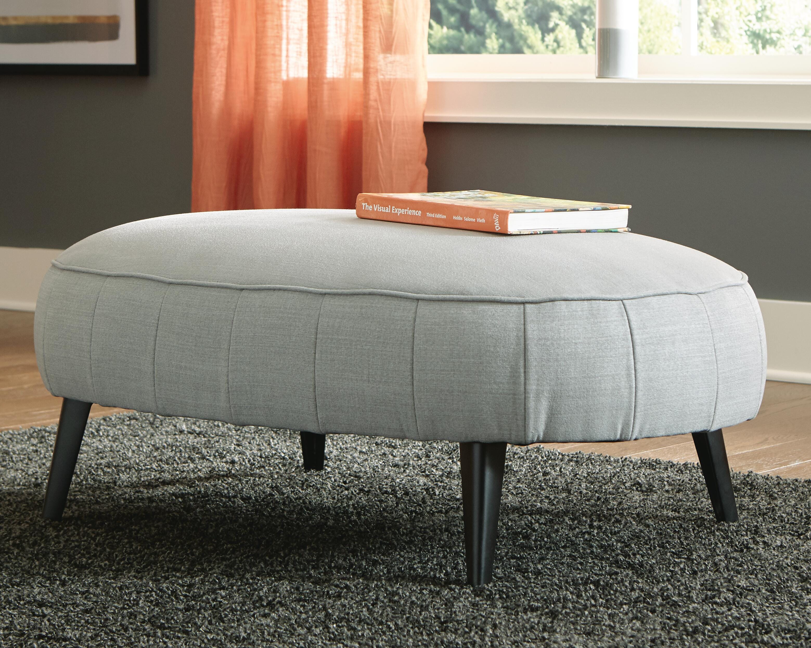 Dar Furniture - Ashley Furniture - Hollyann Oversized Accent Ottoman - Oversized Accent Ottoman / Gray - 2440208