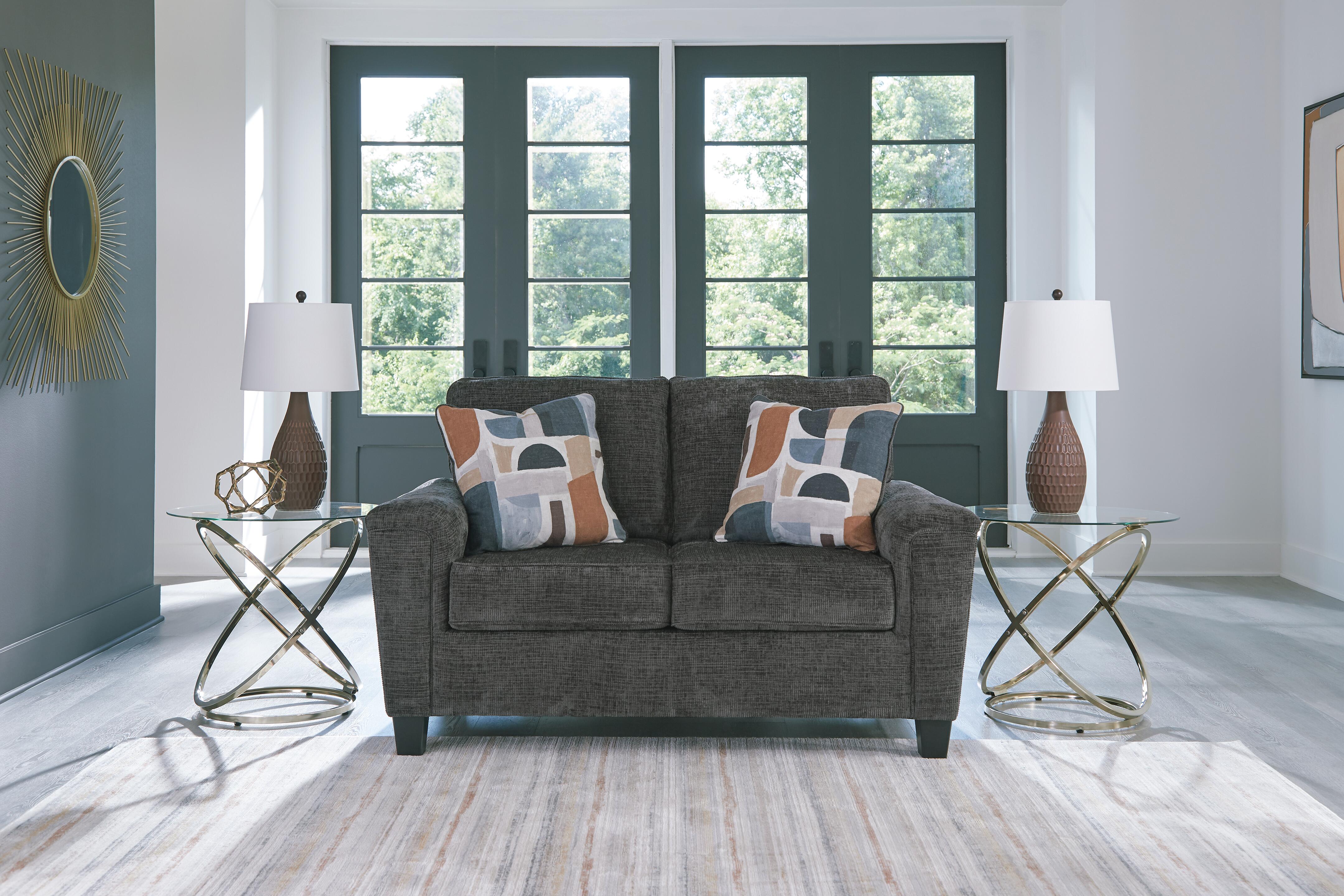 Dar Furniture - Ashley Furniture - Erinslane Loveseat - Loveseat / Dusk - 2520635