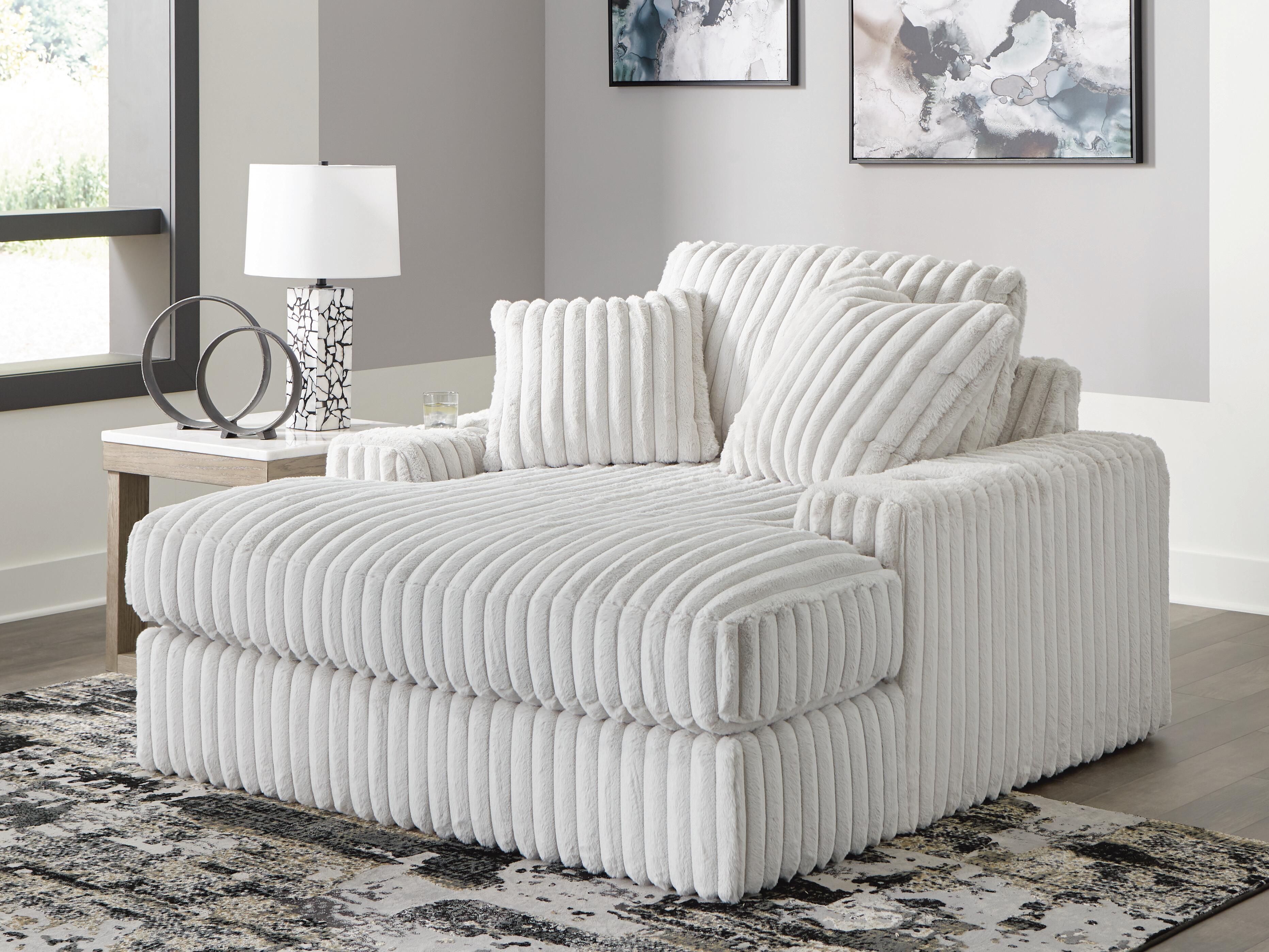 Dar Furniture - Ashley Furniture - Stupendous Oversized Chaise - Oversized Chaise / Alloy - 2590315