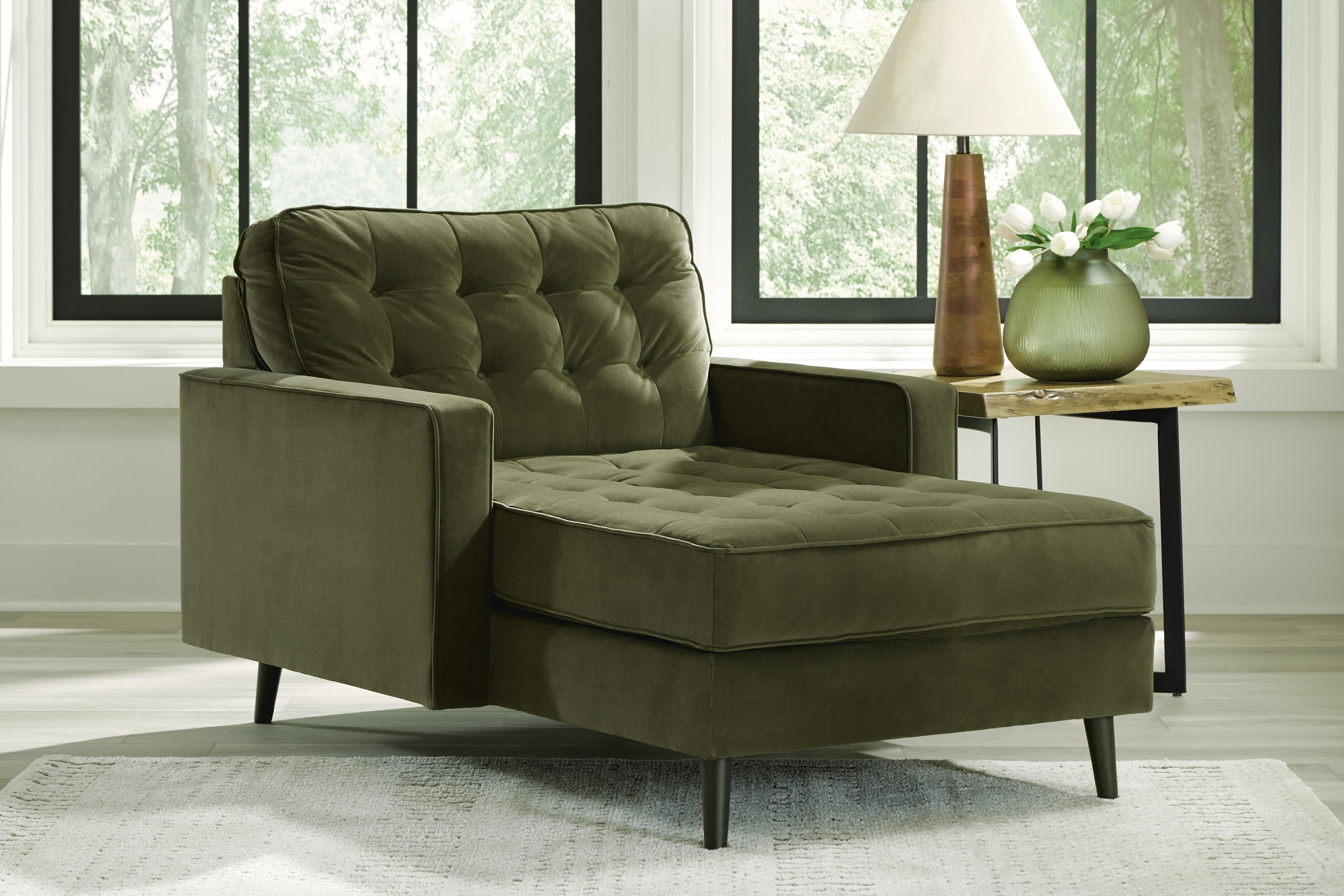 Dar Furniture - Ashley Furniture - Reveon Lakes Chaise - Chaise / Olive - 2640415