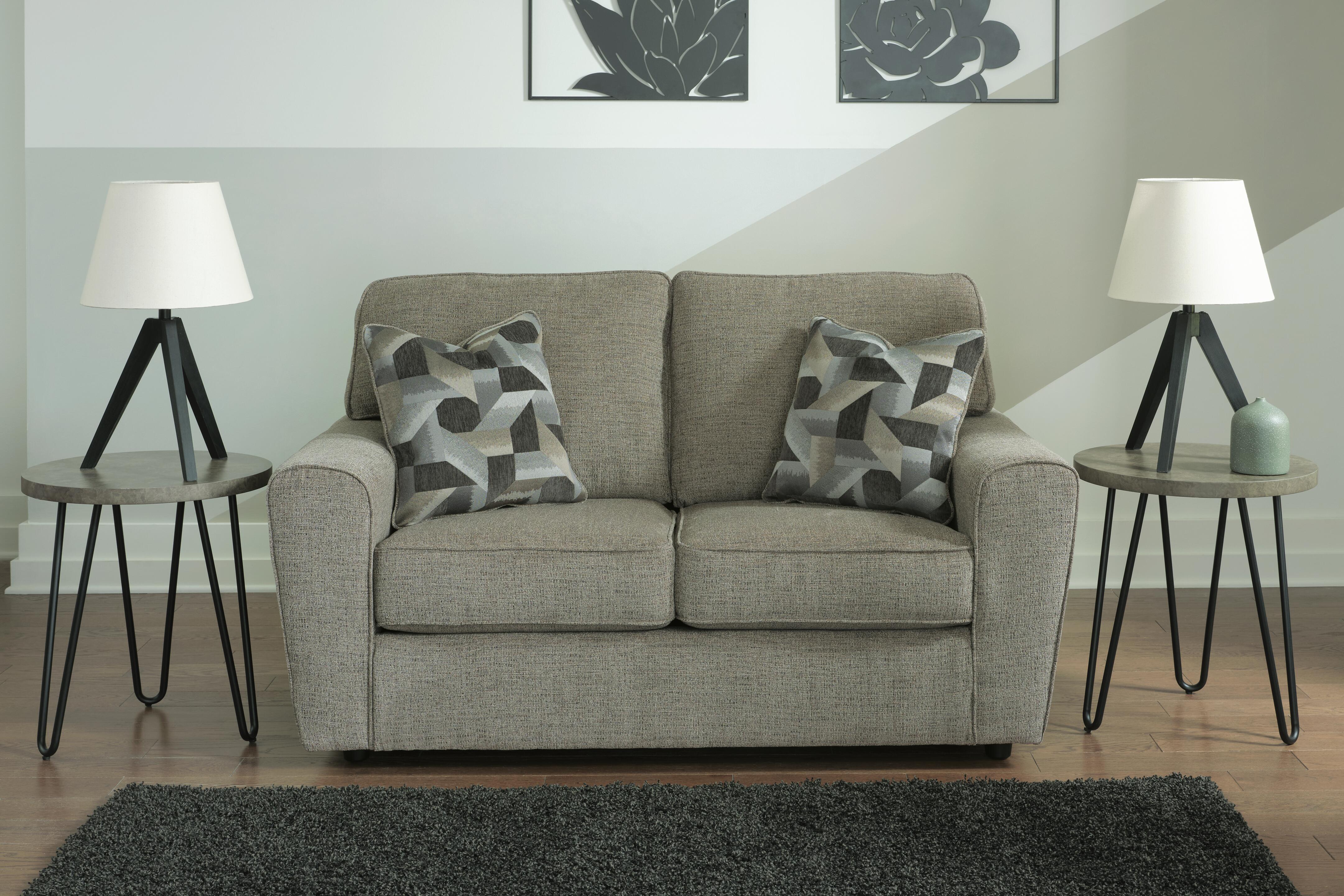 Dar Furniture - Ashley Furniture - Cascilla Loveseat - Loveseat / Pewter - 2680535