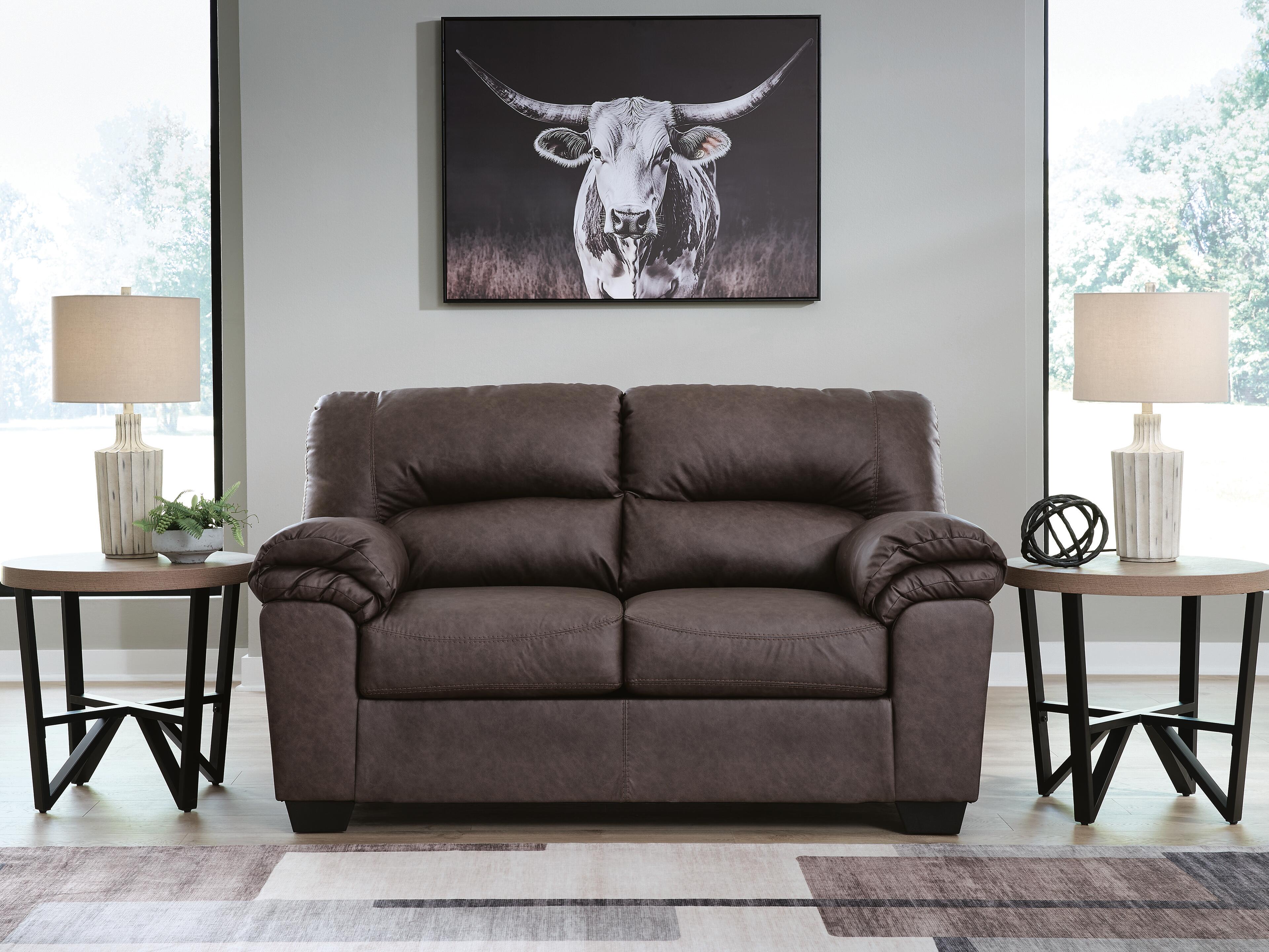 Dar Furniture - Ashley Furniture - WillowBend Loveseat - Loveseat / Umber - PC2770535