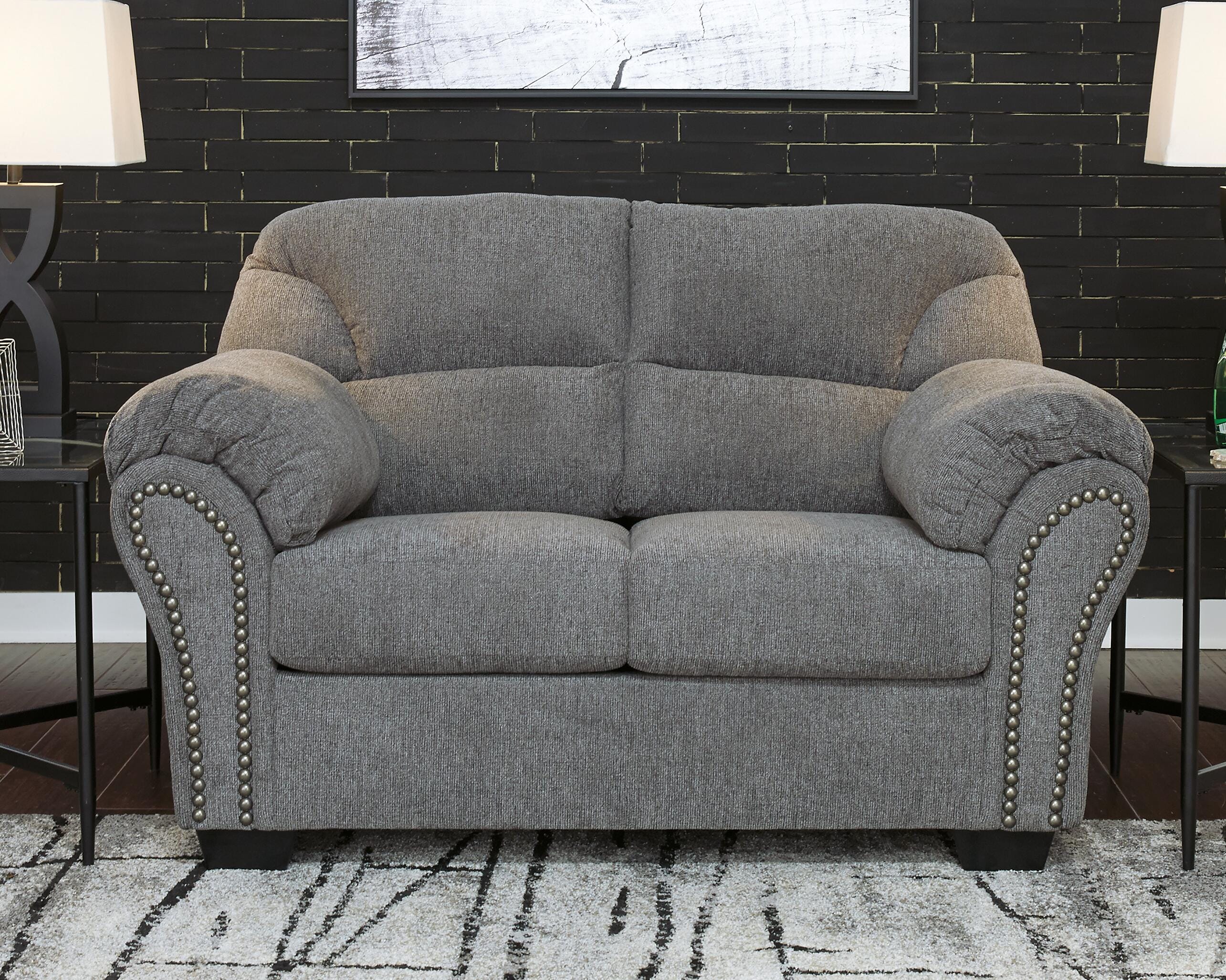 Dar Furniture - Ashley Furniture - Allmaxx Loveseat - Loveseat / Pewter - 2810535