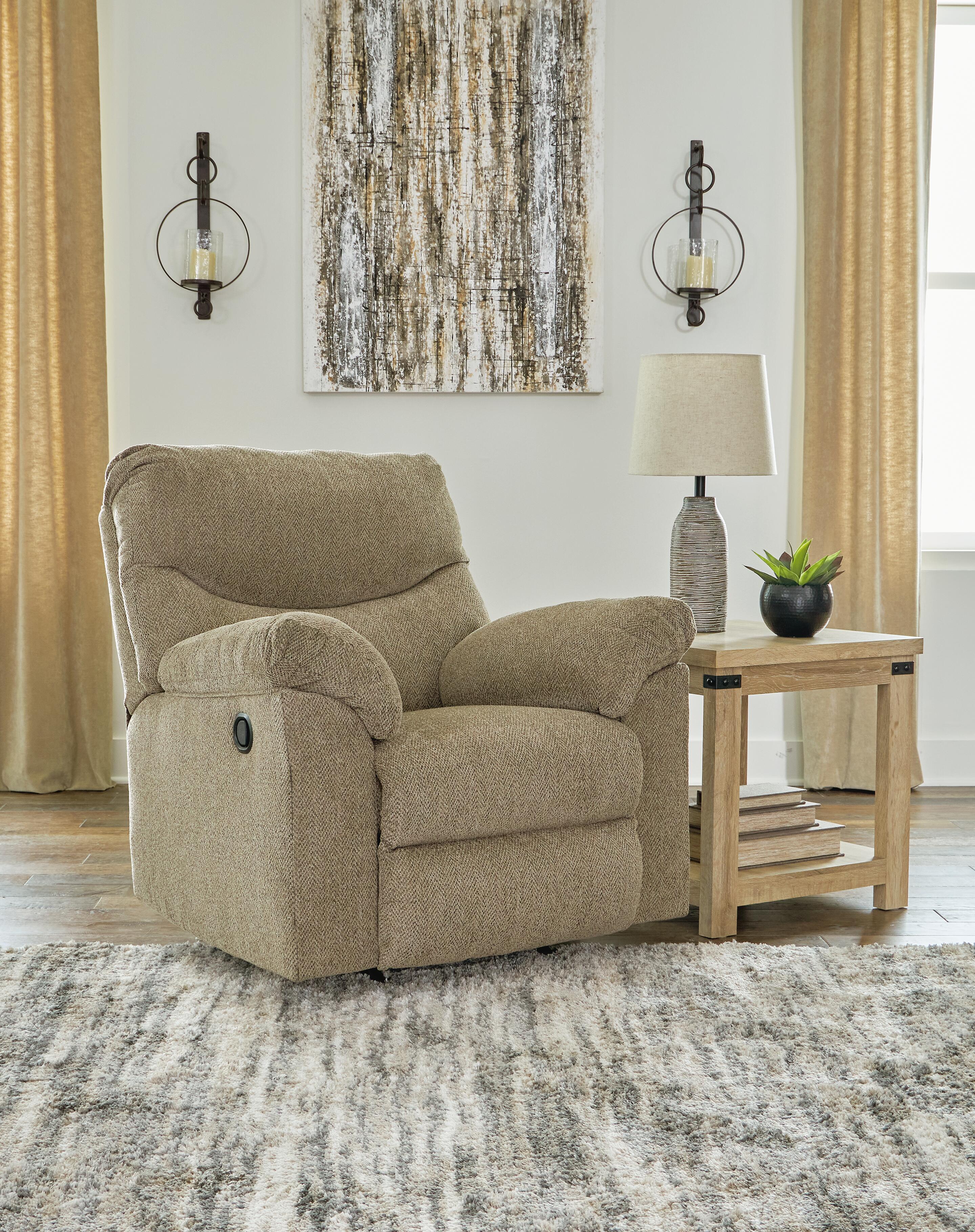 Dar Furniture - Ashley Furniture - Alphons Recliner - Rocker Recliner / Briar - 2820225