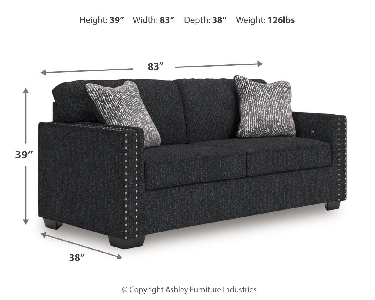 Jasmine Peaks Sofa