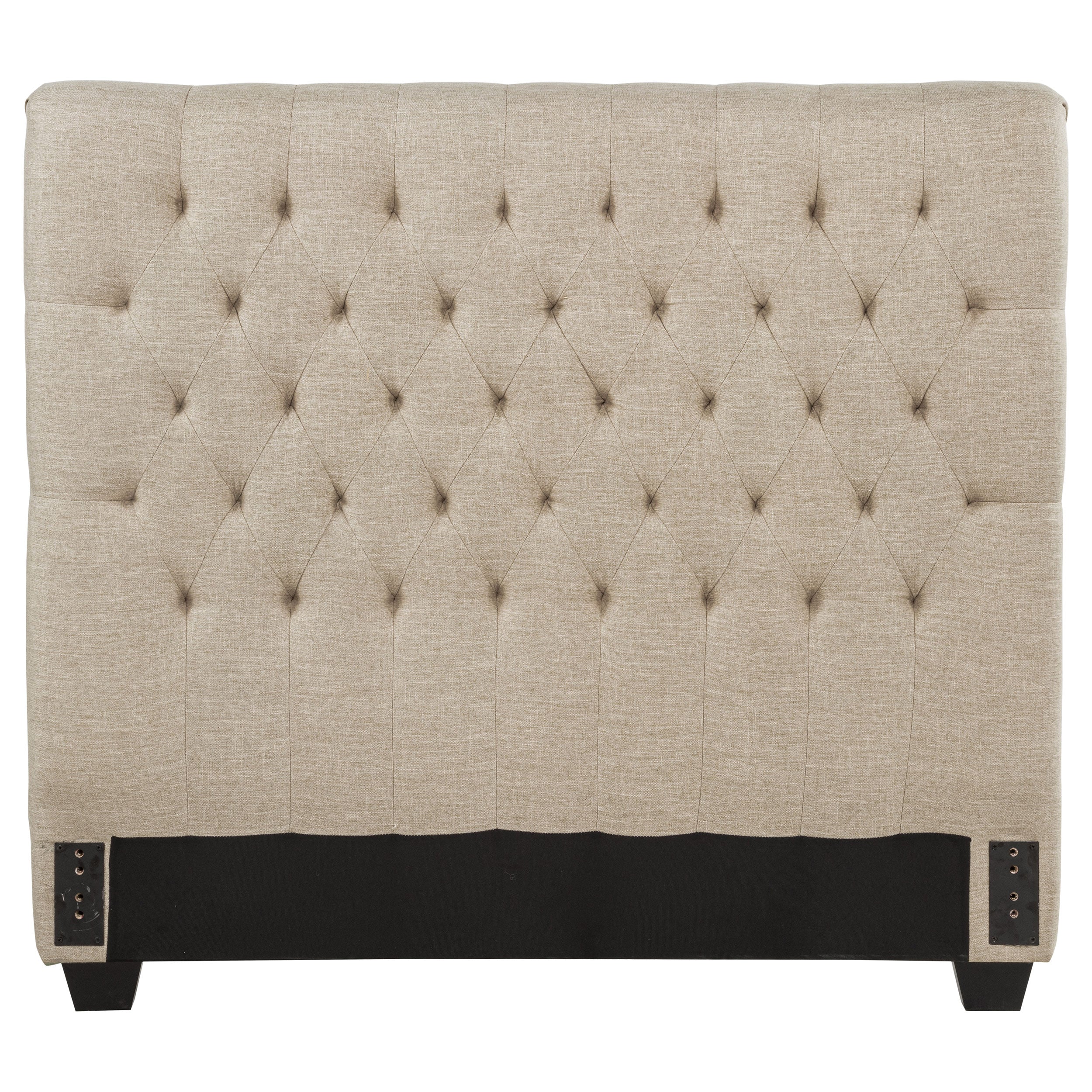 Dar Furniture - Coaster - Chloe Upholstered Full Panel Headboard Oatmeal - 300007FB1