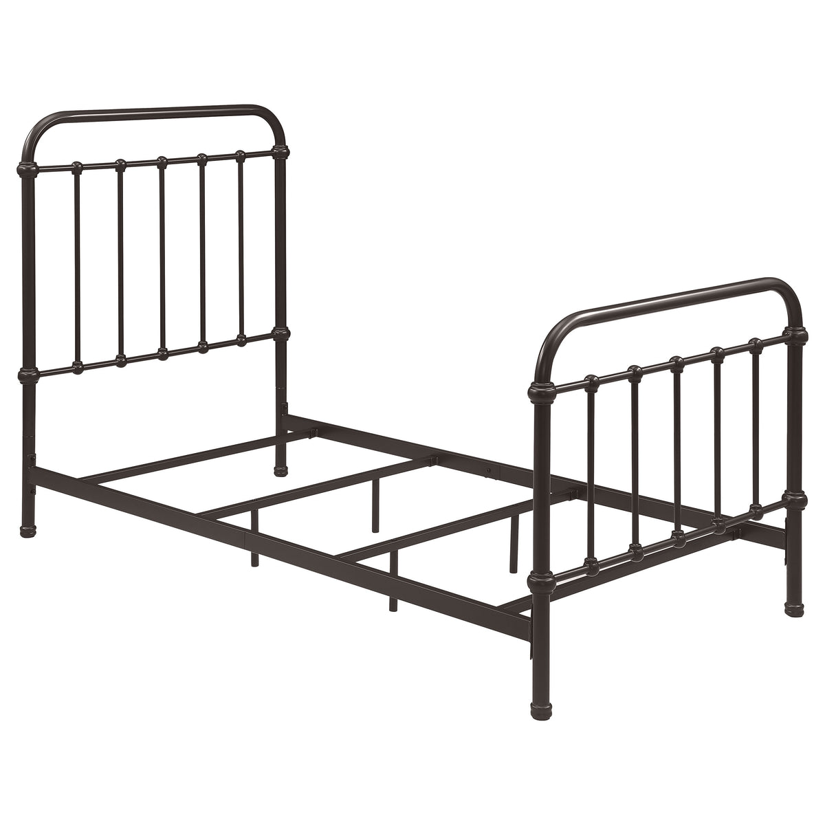 Dar Furniture - Coaster - Livingston Metal Twin Open Frame Bed Dark Bronze - 300399T