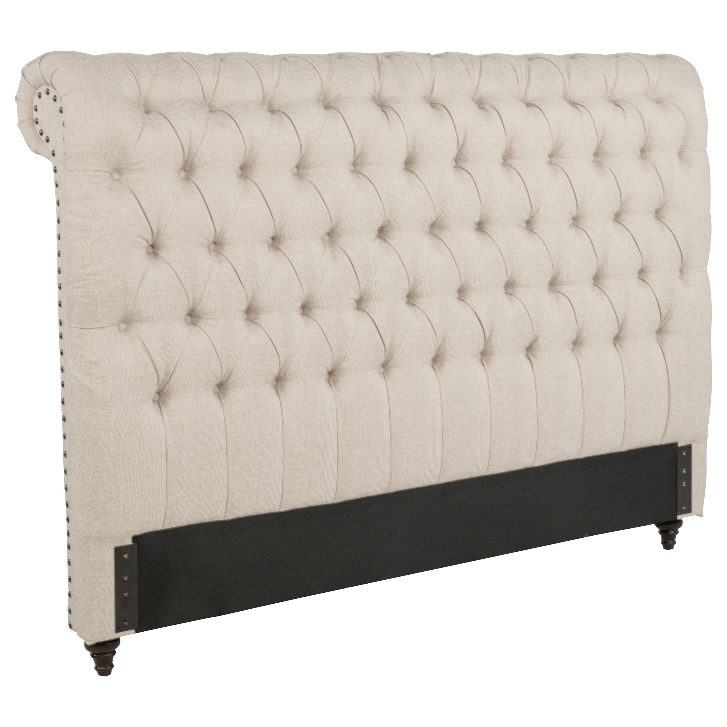 Dar Furniture - Coaster - Devon 57-inch Upholstered California King Headboard Beige - 300525KWB1