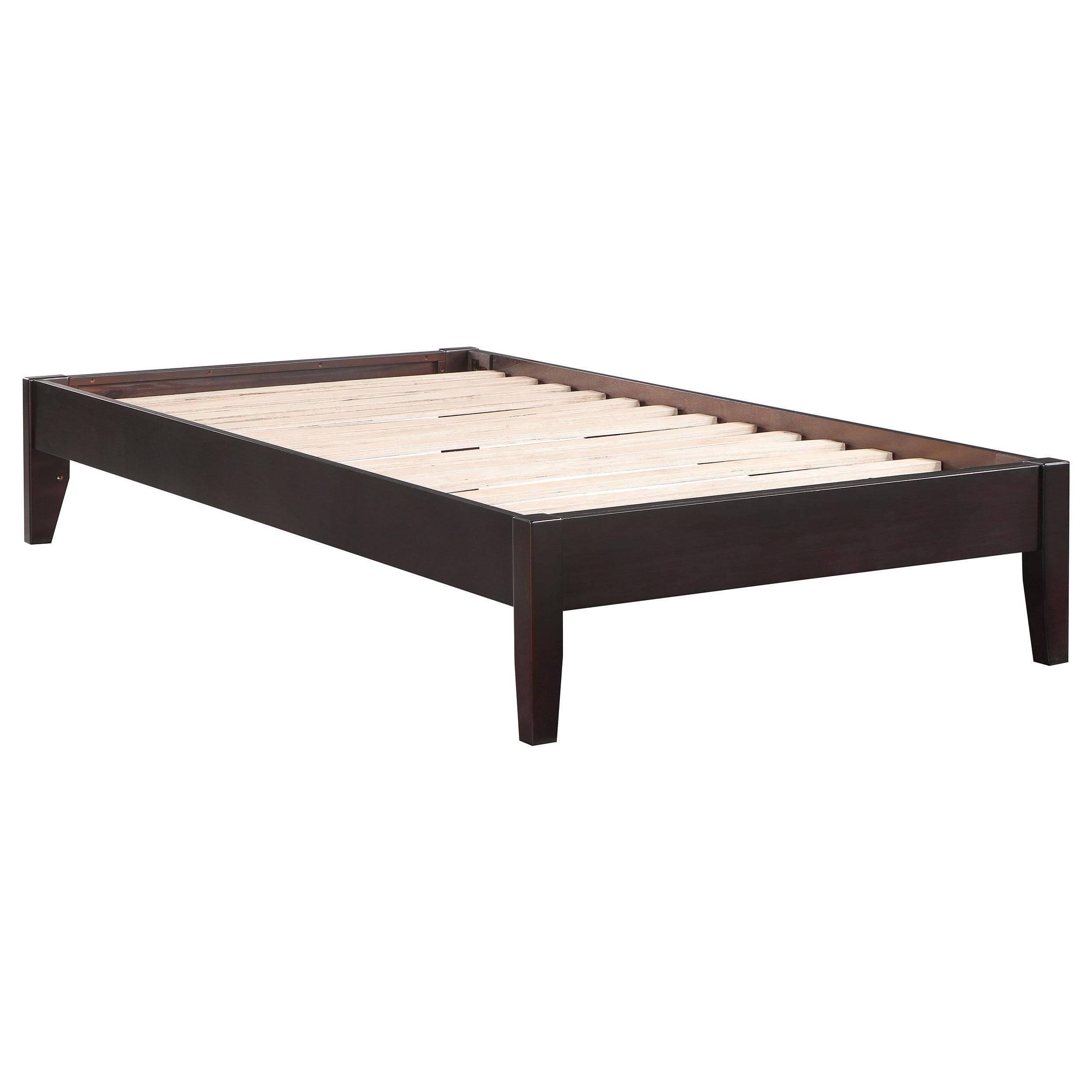 Dar Furniture - Coaster - Hounslow Twin Universal Platform Bed Cappuccino - 300555T