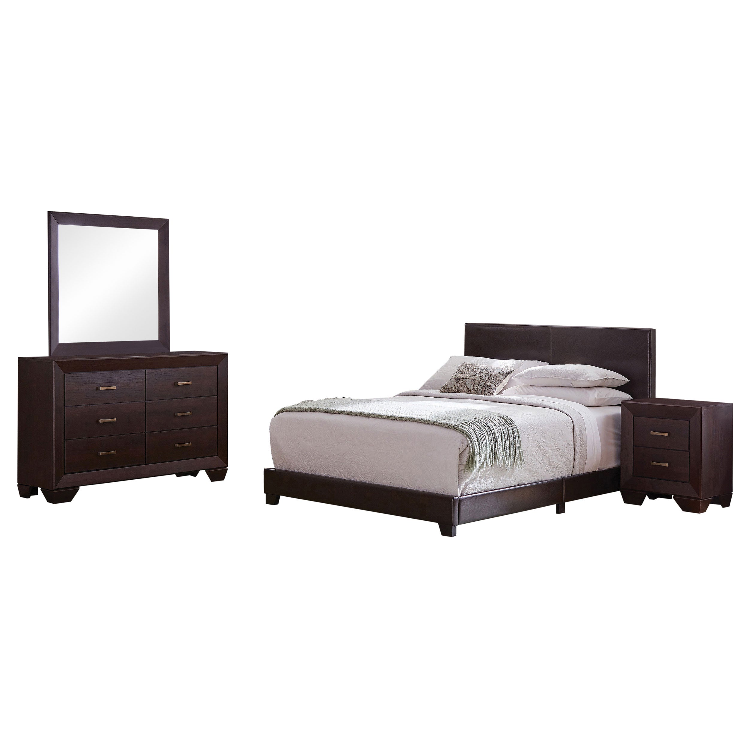 Dar Furniture - Coaster - Dorian 4-piece Queen Bedroom Set Dark Cocoa - 300762Q-S4