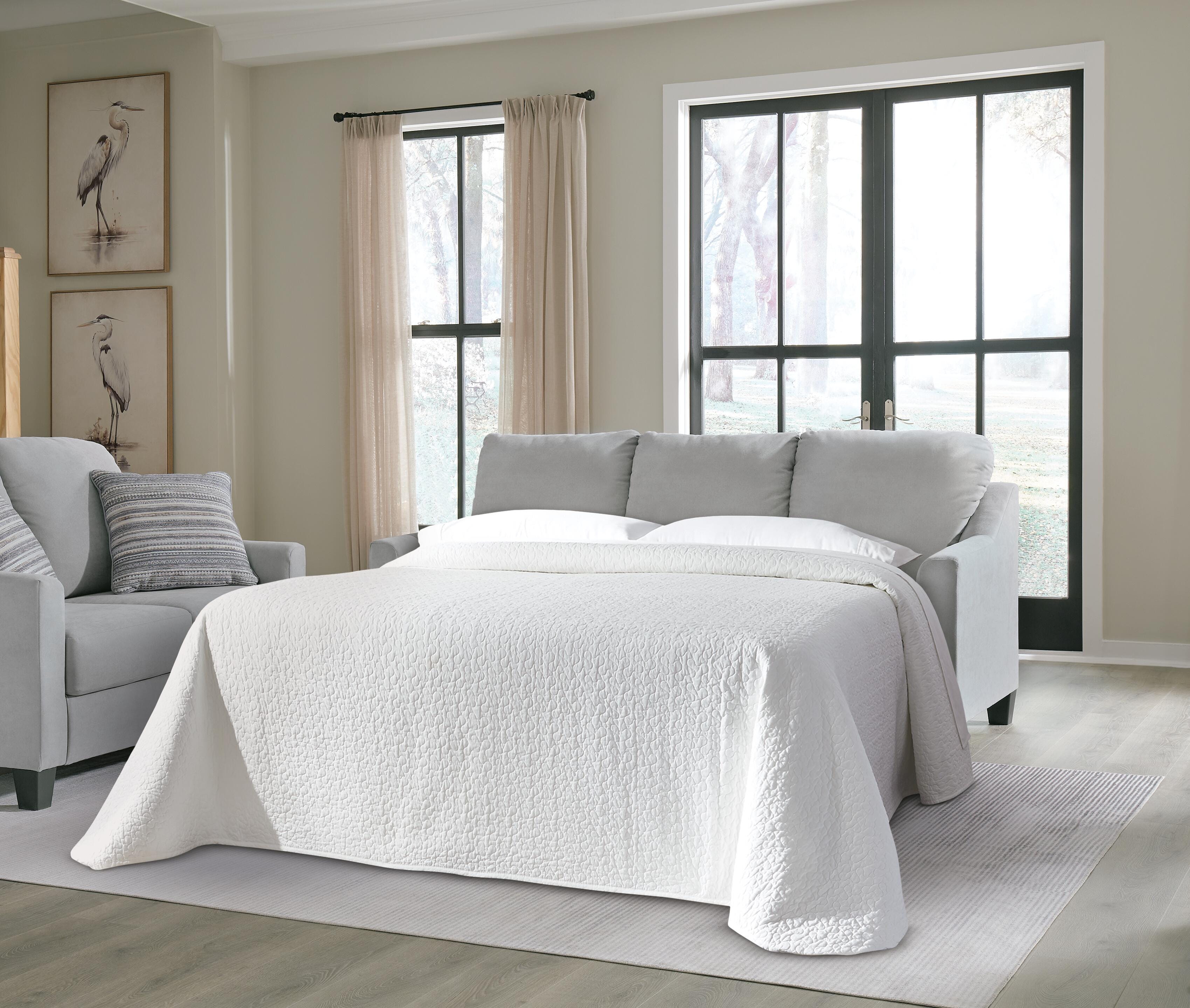 Dar Furniture - Ashley Furniture - Adlai Queen Sofa Sleeper - Queen Sofa Sleeper / Shadow - 3010339