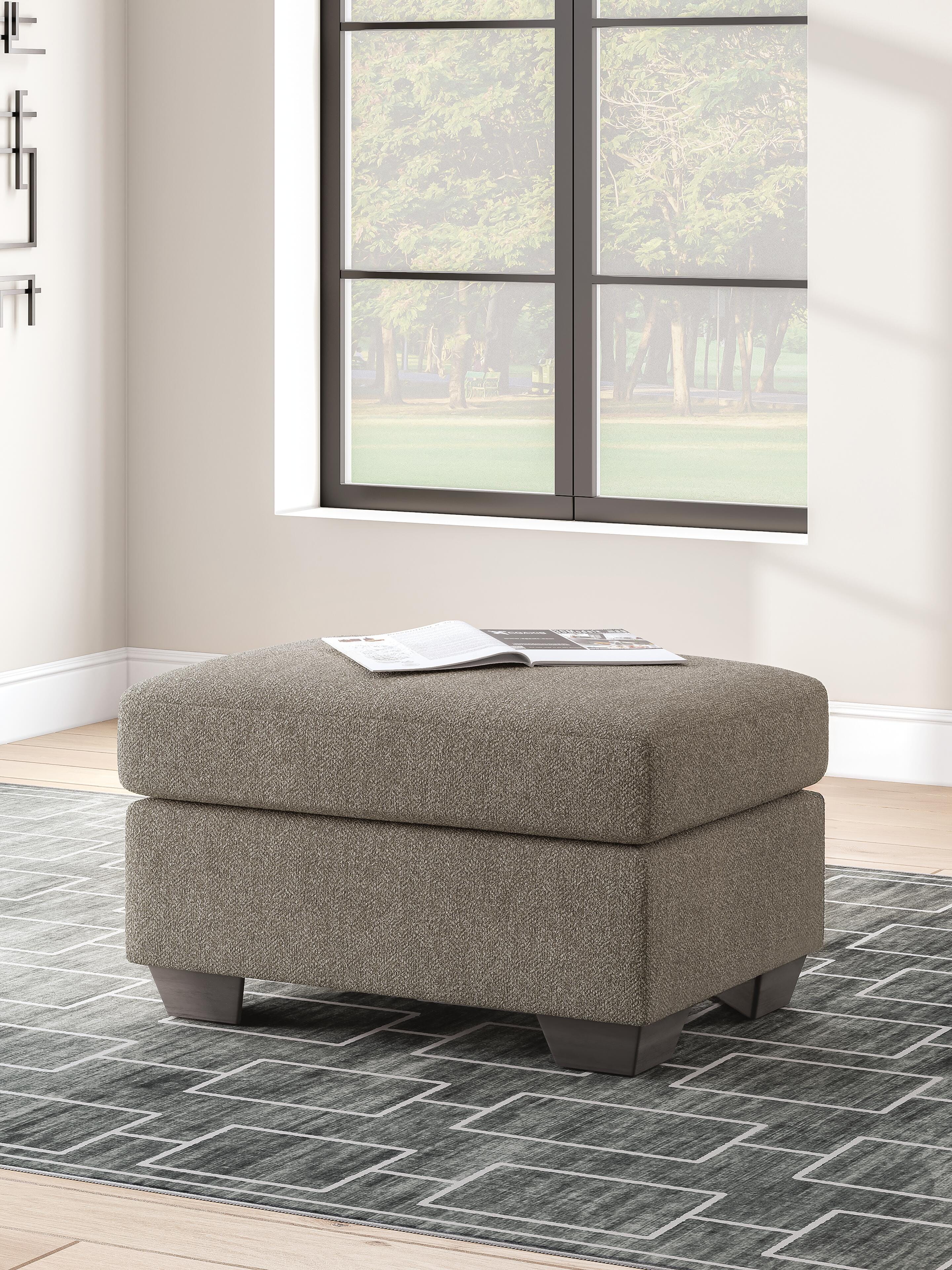 Dar Furniture - Ashley Furniture - Triston-Peaks Ottoman - Ottoman / Suede - 3020414