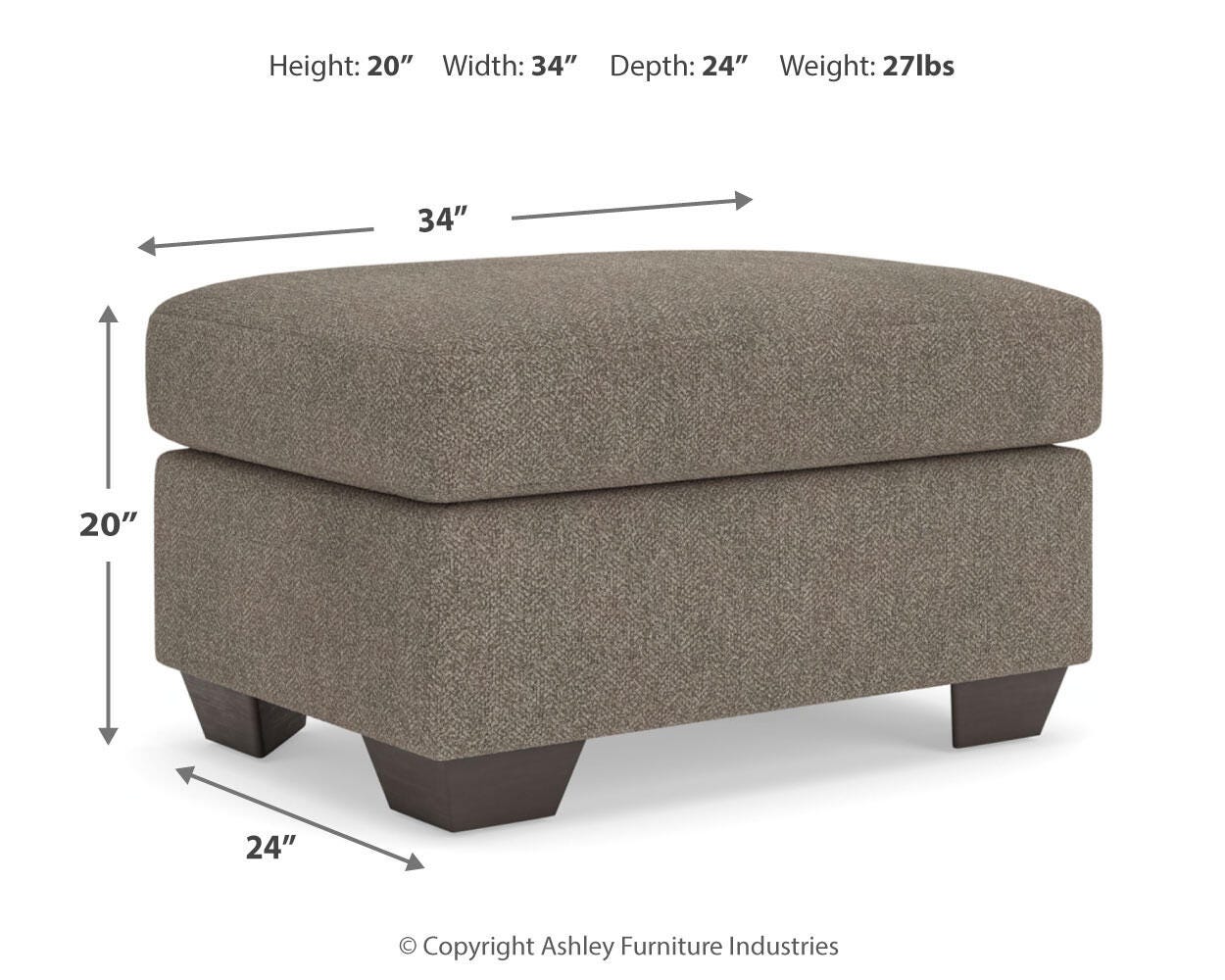 Triston-Peaks Ottoman