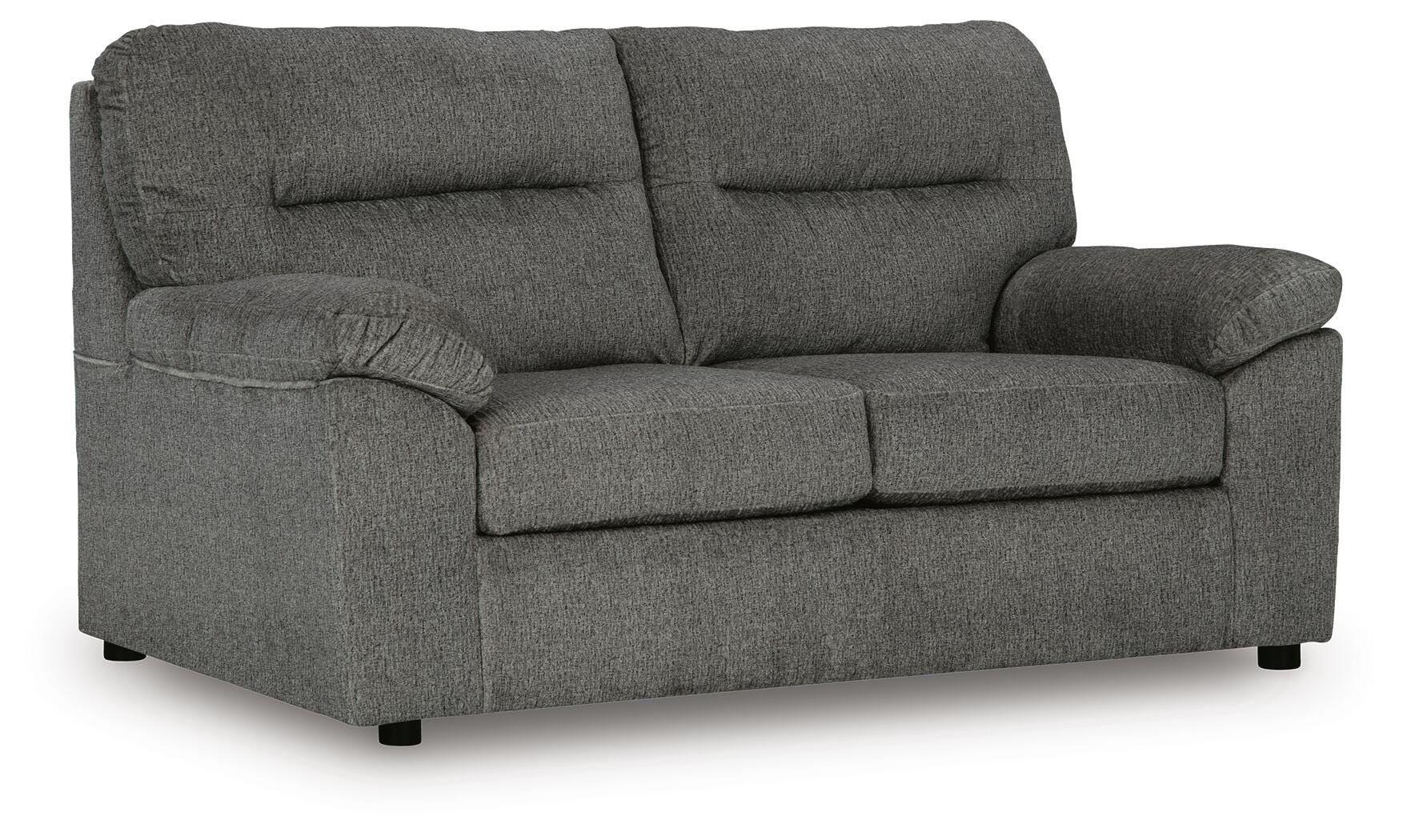 Dar Furniture - Ashley Furniture - Bindura Loveseat - Loveseat / Mineral - 3030535