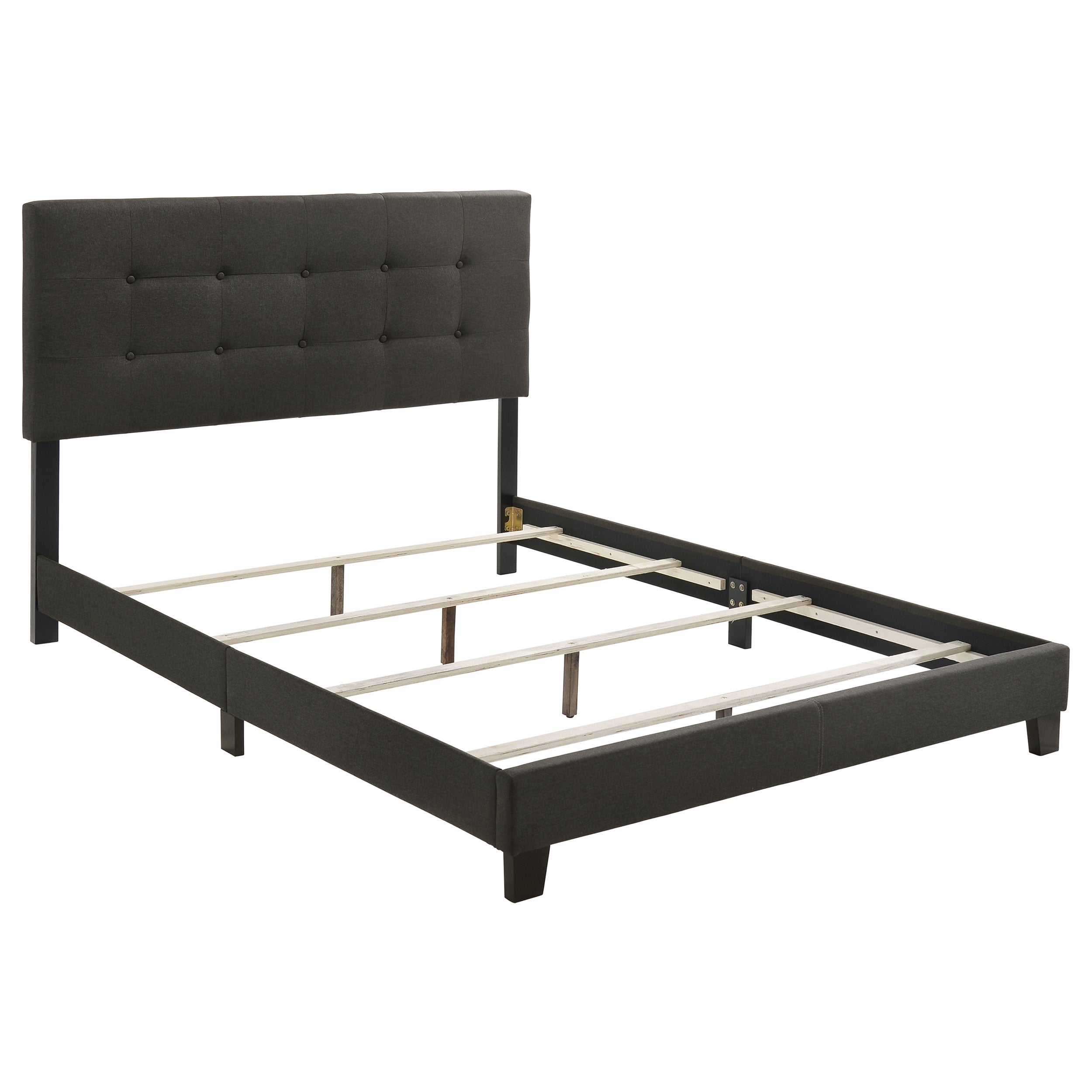 Dar Furniture - Coaster - Mapes Upholstered Full Panel Bed Charcoal - 305746F