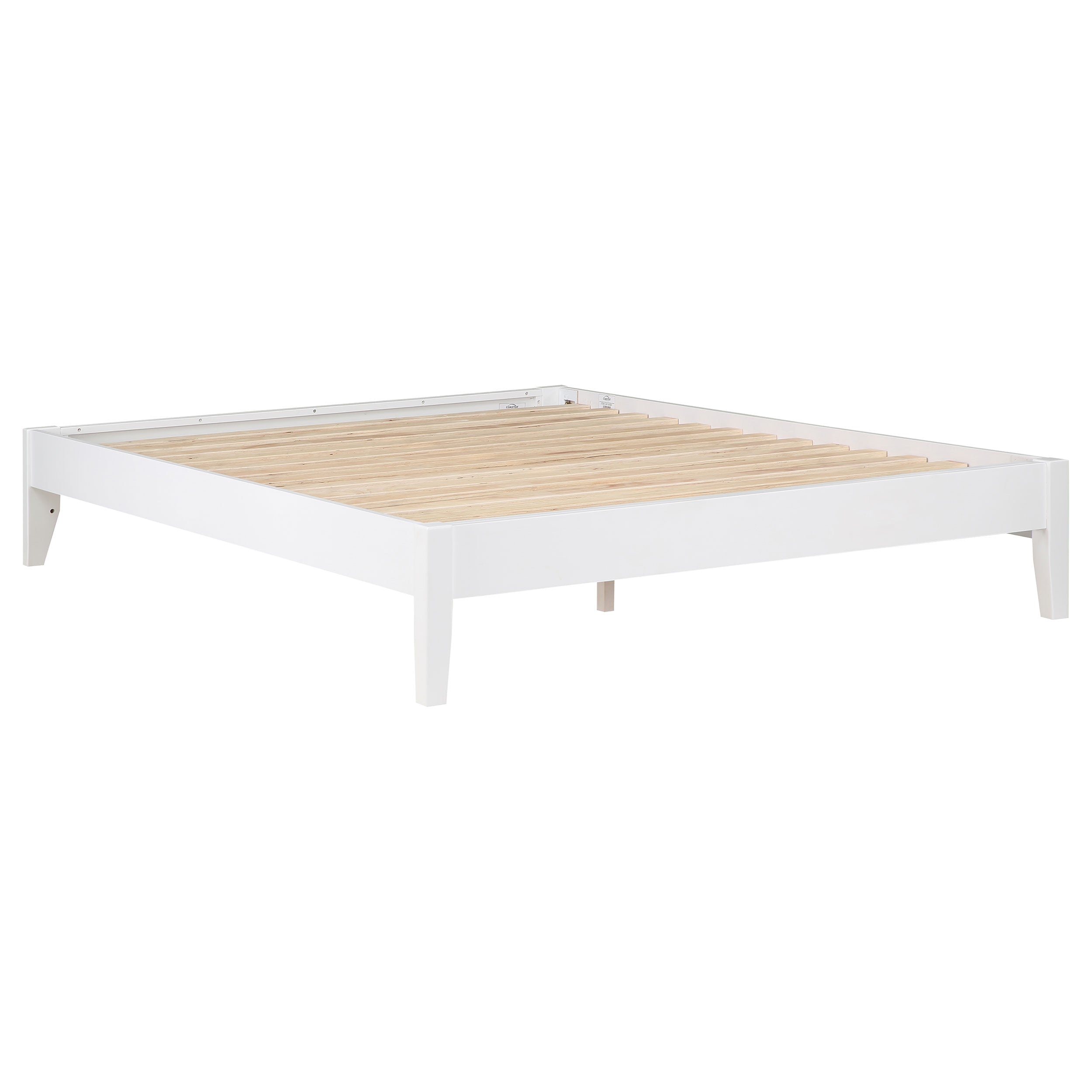 Dar Furniture - Coaster - Hounslow Queen Universal Platform Bed White - 306128Q