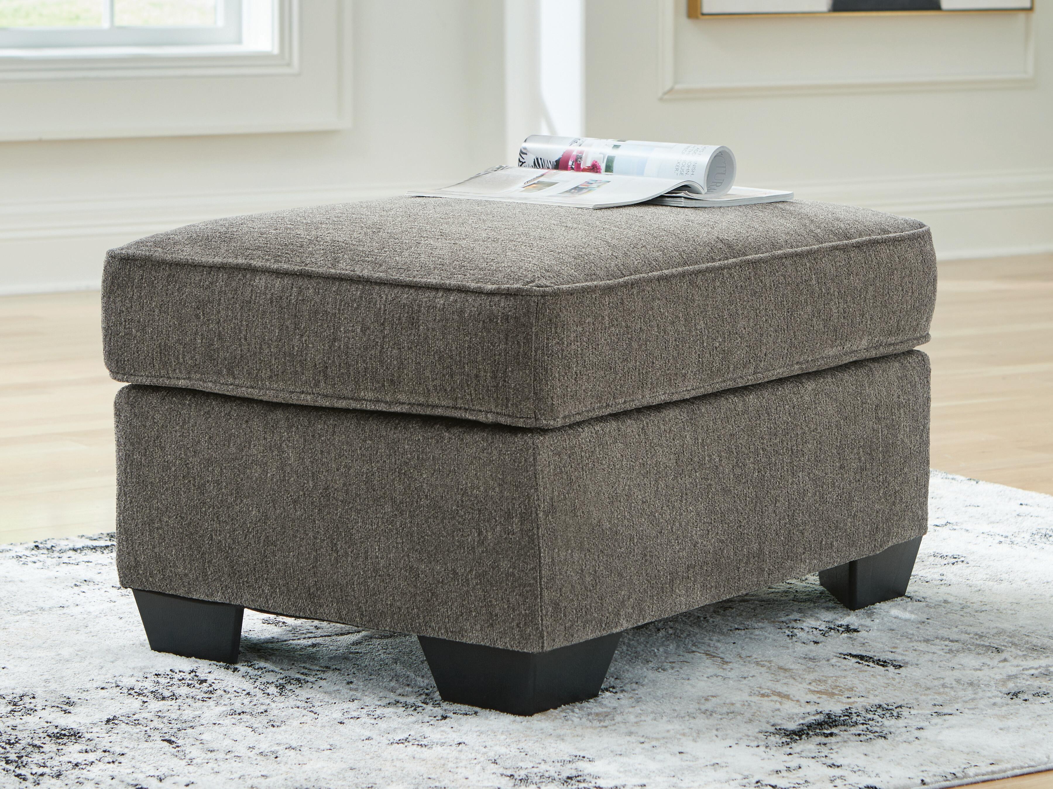 Dar Furniture - Ashley Furniture - Olten Ottoman - Ottoman / Graphite - 3130514