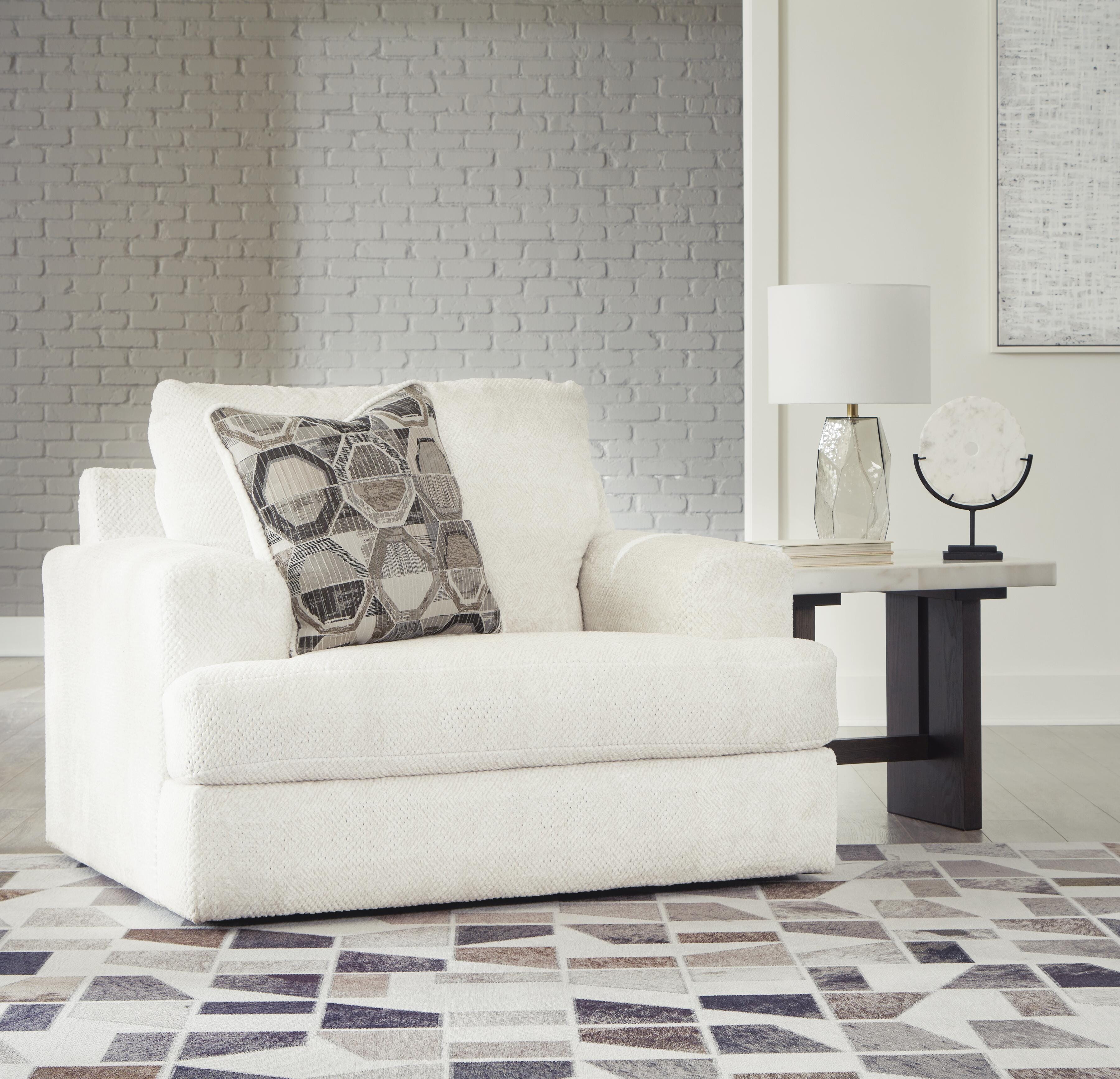 Dar Furniture - Ashley Furniture - Karinne Oversized Chair - Chair and a Half / Linen - 3140323