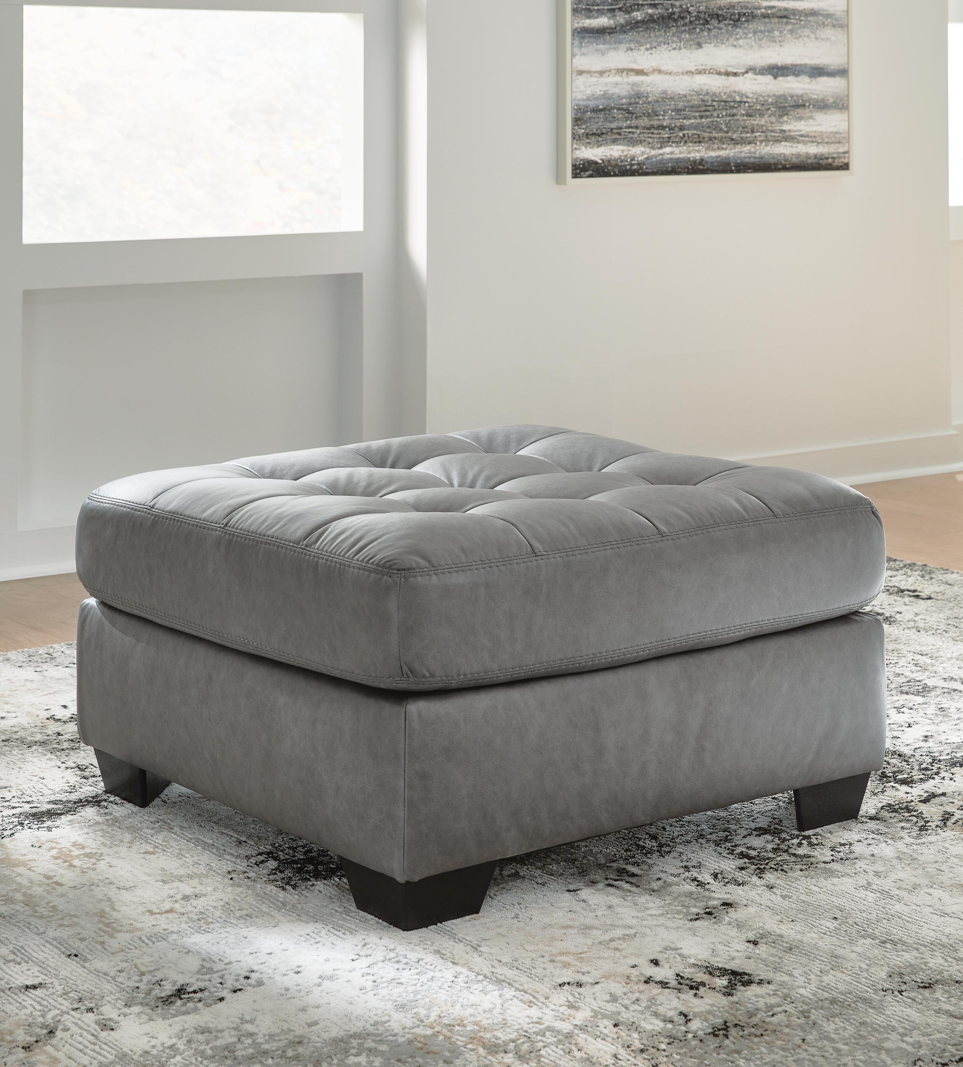 Dar Furniture - Ashley Furniture - Clairette Court Oversized Accent Ottoman - Oversized Accent Ottoman / Alloy - 3150308