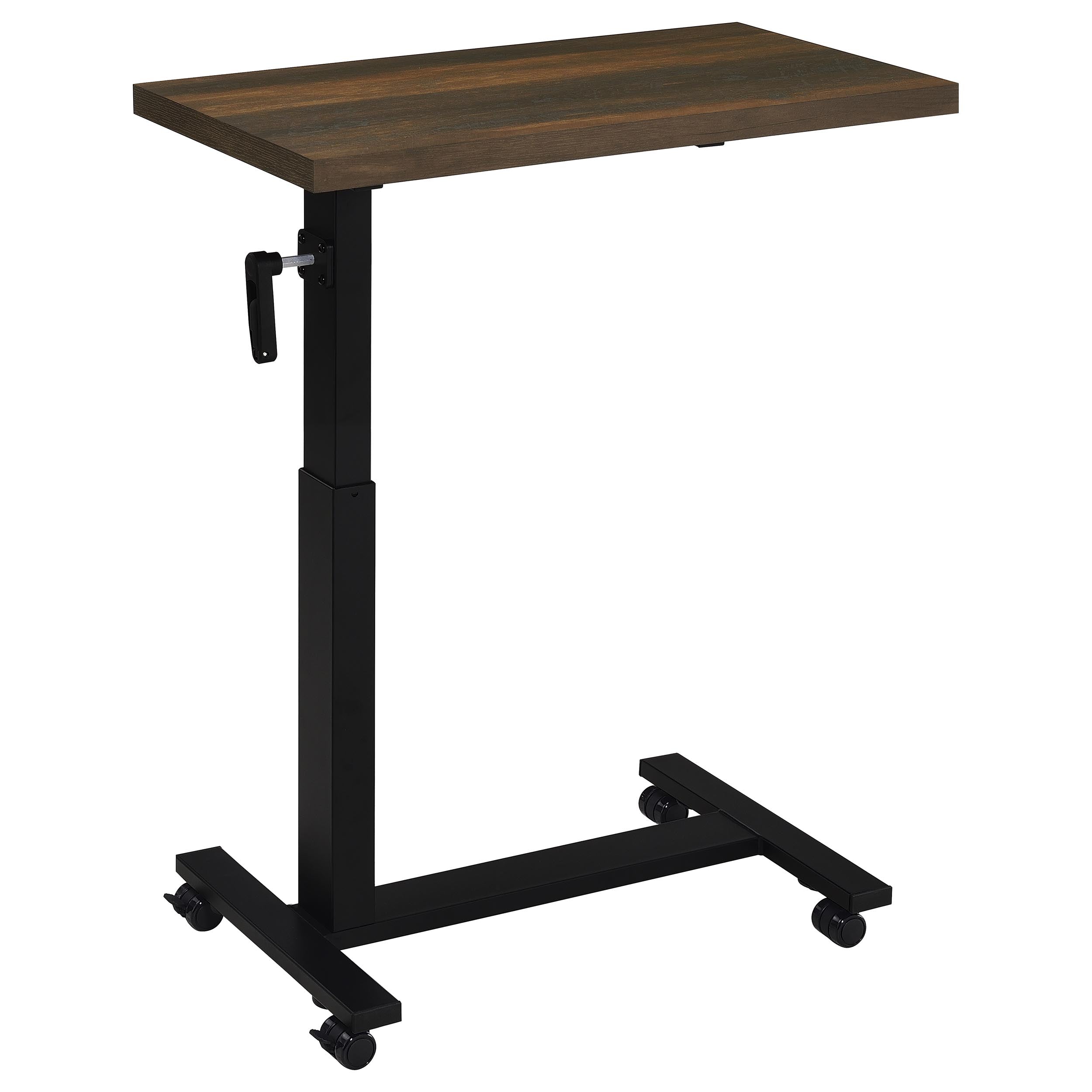 Dar Furniture - Coaster - Westpark Height Adjustable Mobile Bedroom C-Table Dark Pine - 315886