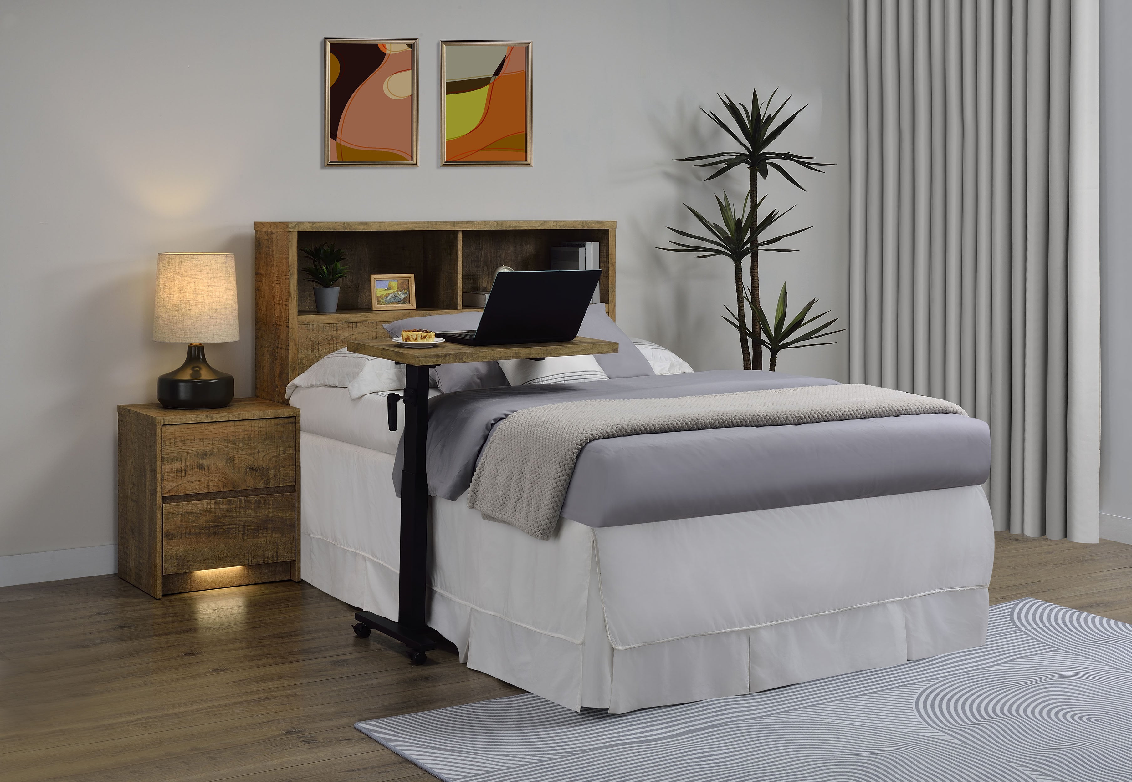 Westpark 49-inch Full Bookcase Headboard Mango