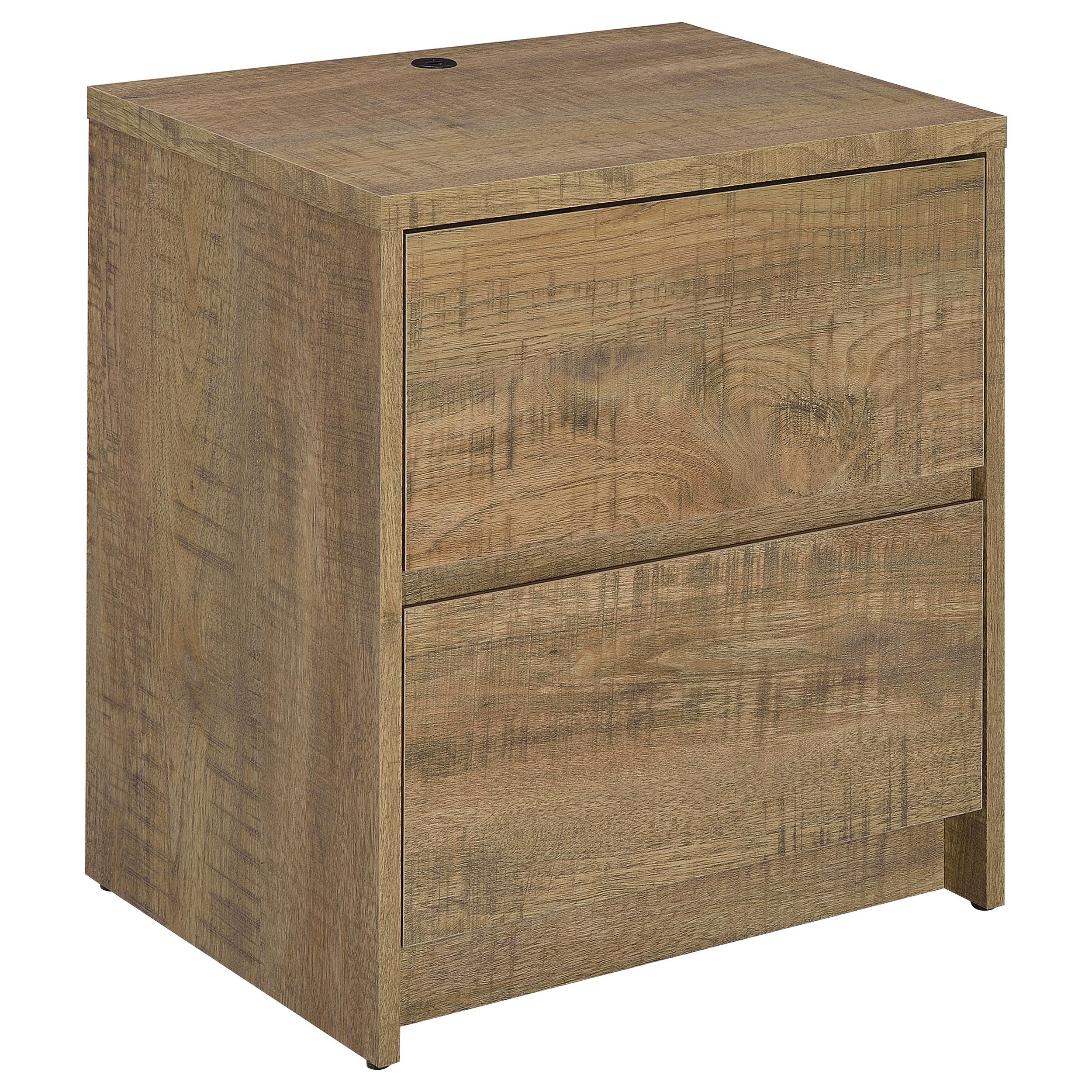 Dar Furniture - Coaster - Westpark 2-drawer Nightstand LED Lights and USB Mango - 315902