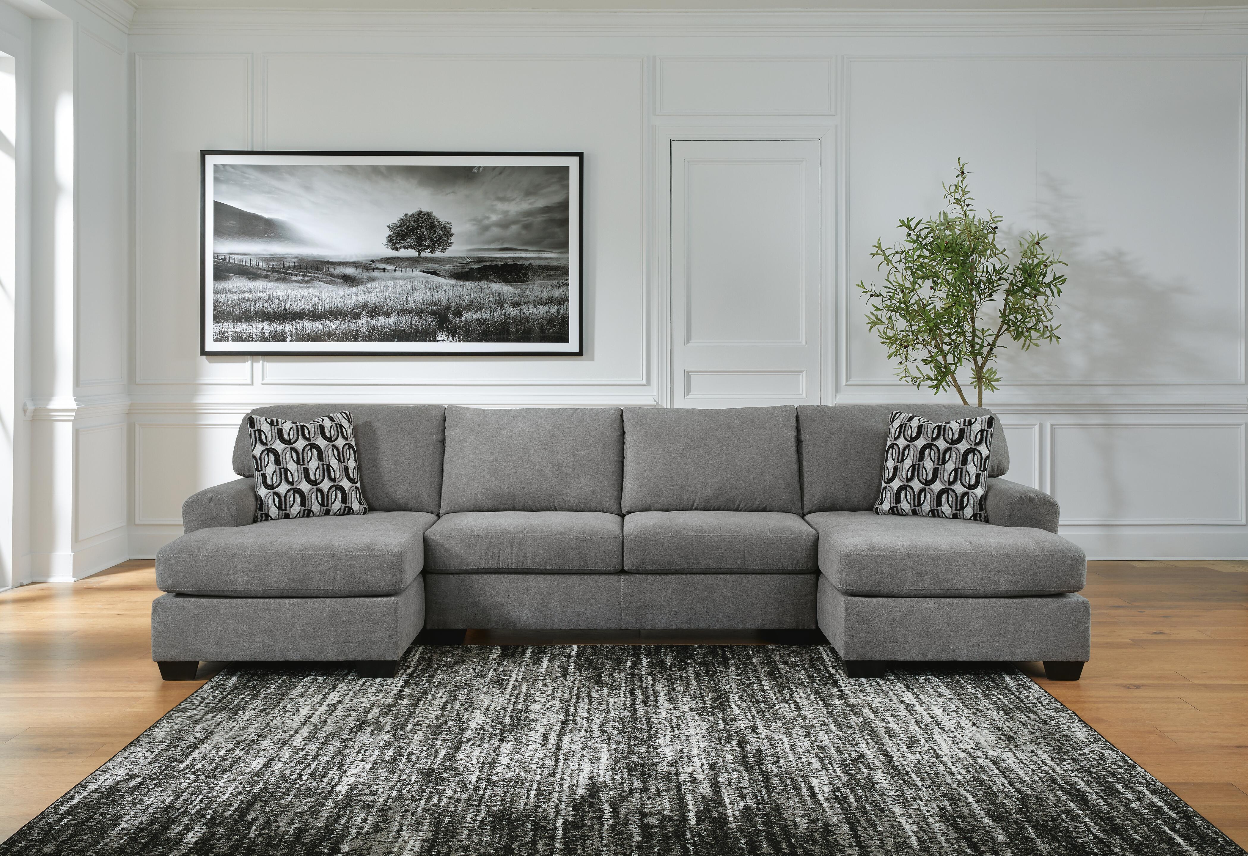 Dar Furniture - Ashley Furniture - Birkdale Court 3-Piece Sectional - RAF 3-Piece Sectional / Gray - 32402S3