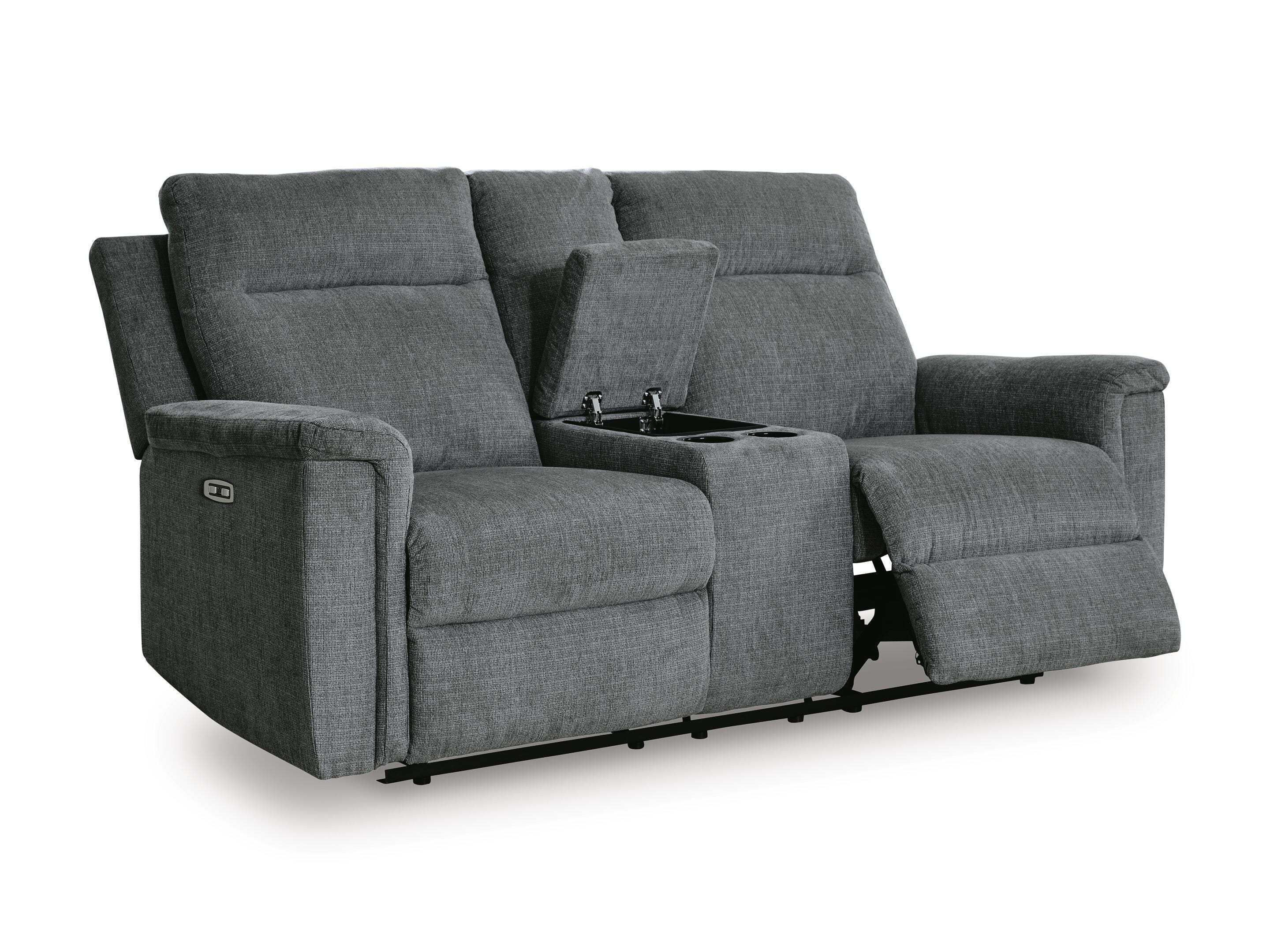 Barnsana Power Reclining Loveseat with Console