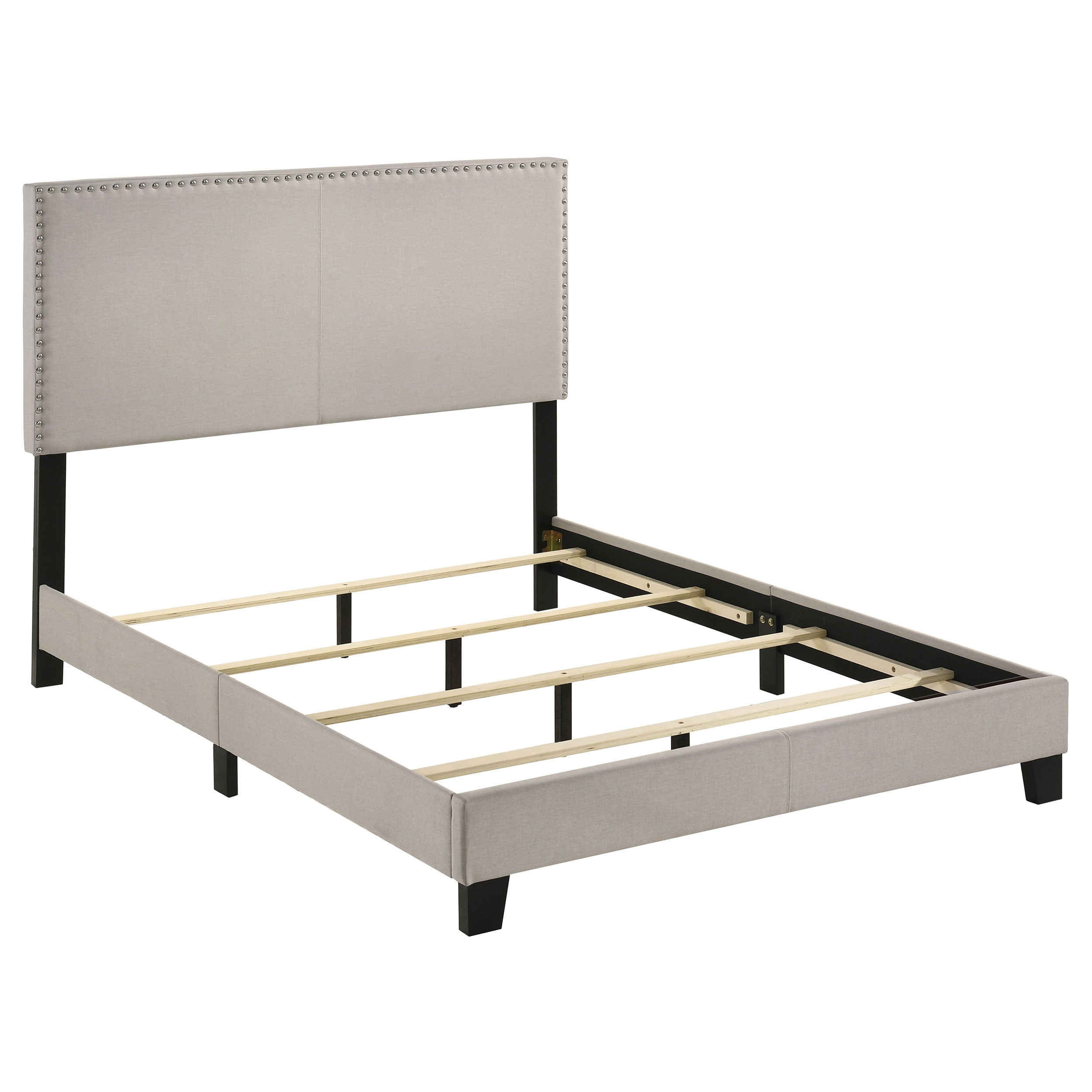 Dar Furniture - Coaster - Boyd Upholstered Full Panel Bed Ivory - 350051F