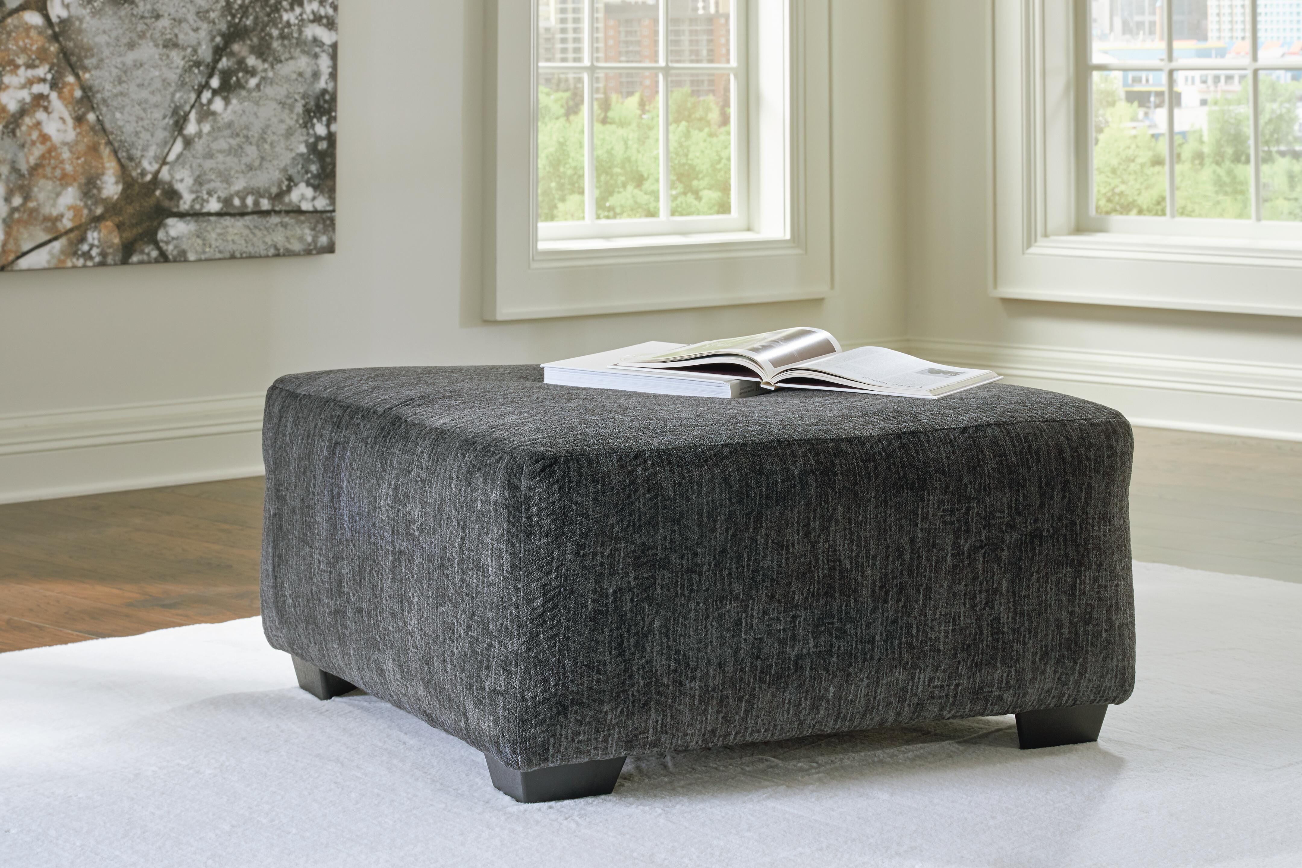 Dar Furniture - Ashley Furniture - Biddeford Oversized Accent Ottoman - Oversized Accent Ottoman / Shadow - 3550408