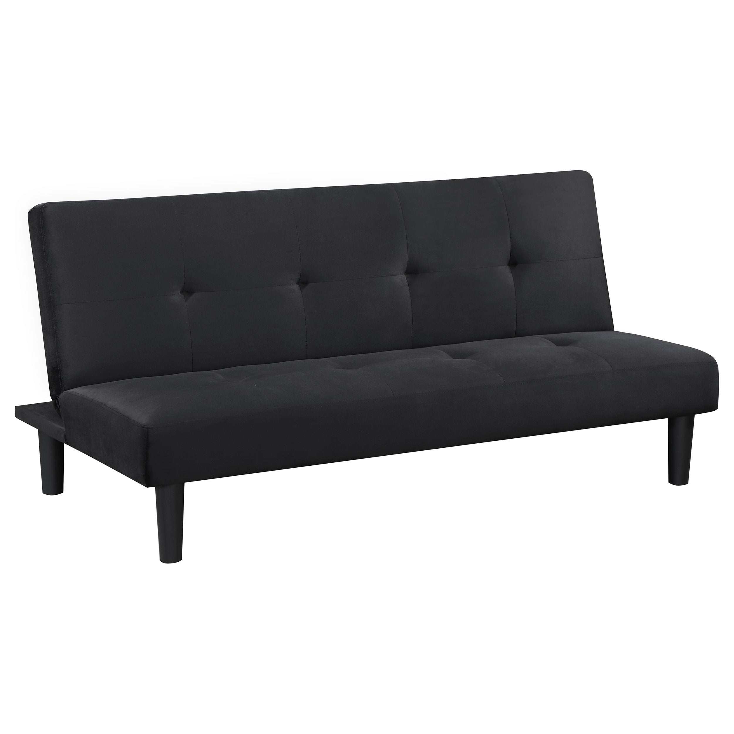 Dar Furniture - Coaster - Stanford Upholstered Tufted Convertible Sofa Bed Black - 360238