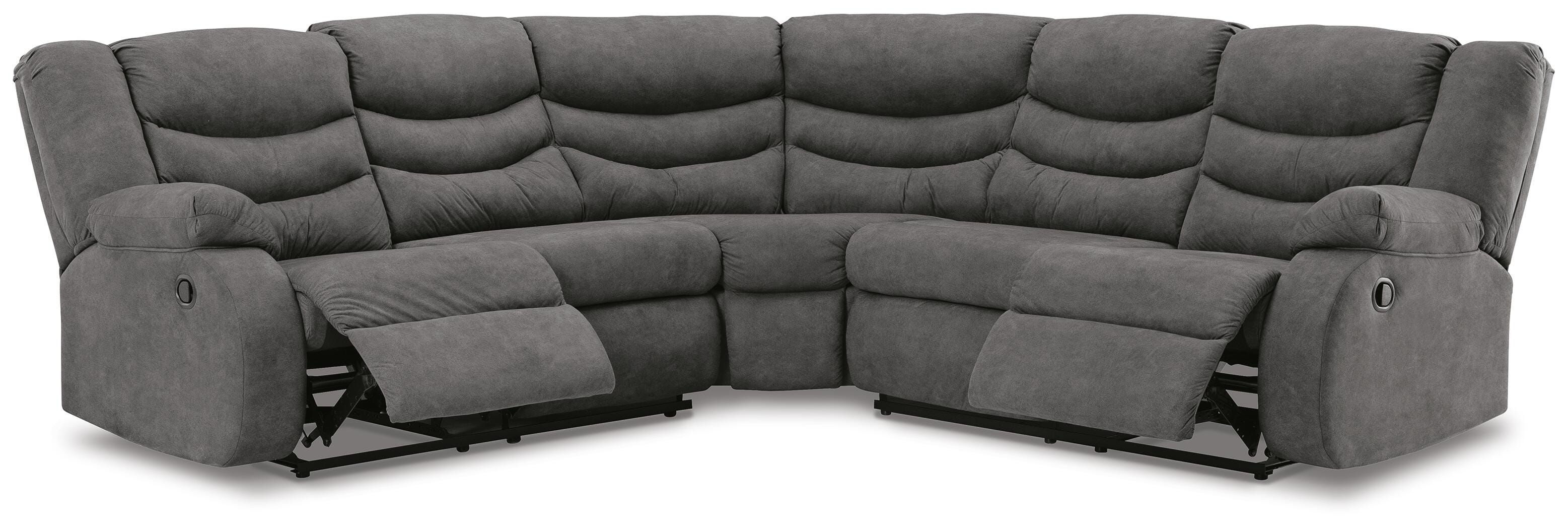 Partymate 2-Piece Reclining Sectional