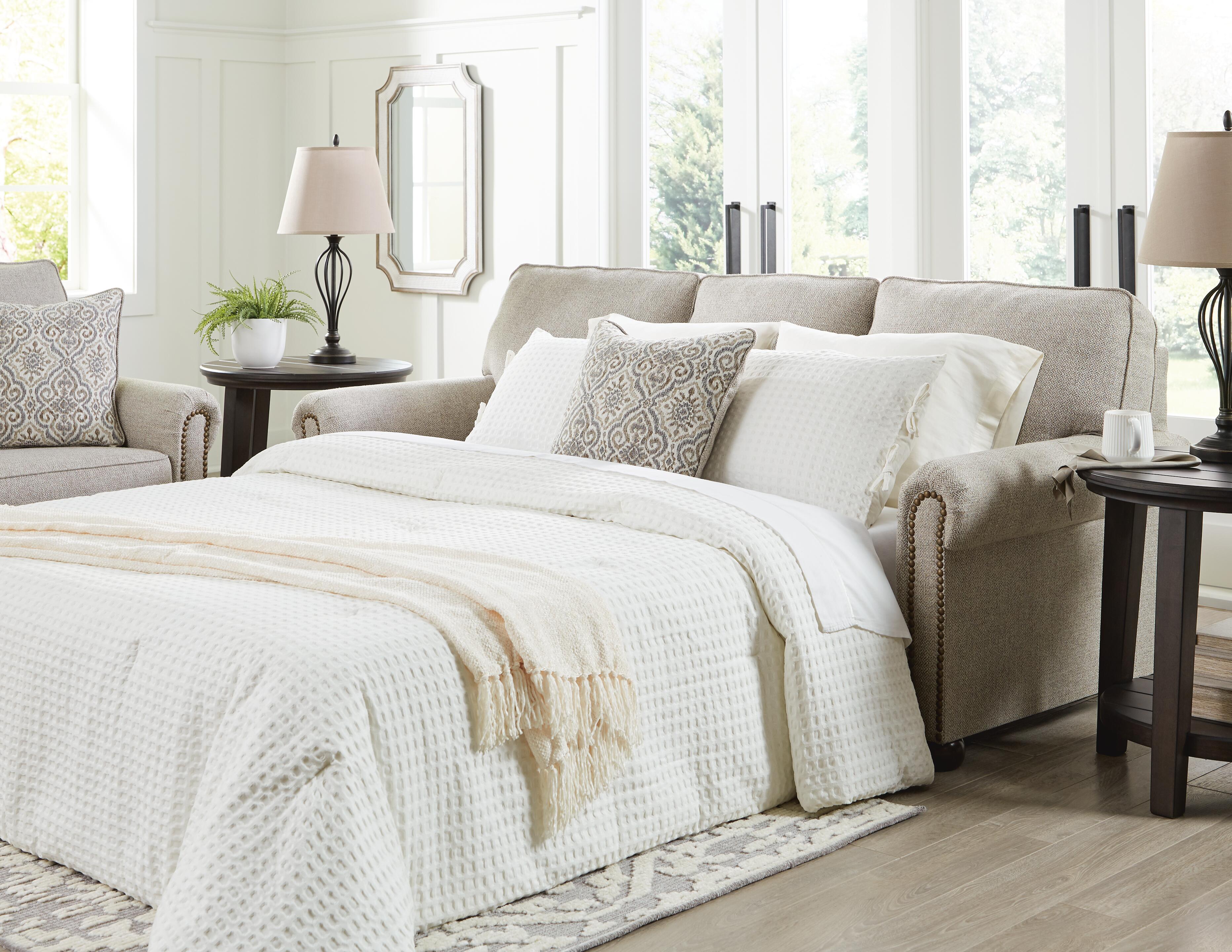 Dar Furniture - Ashley Furniture - Gaelon Queen Sofa Sleeper - Queen Sofa Sleeper / Dune - 3730739