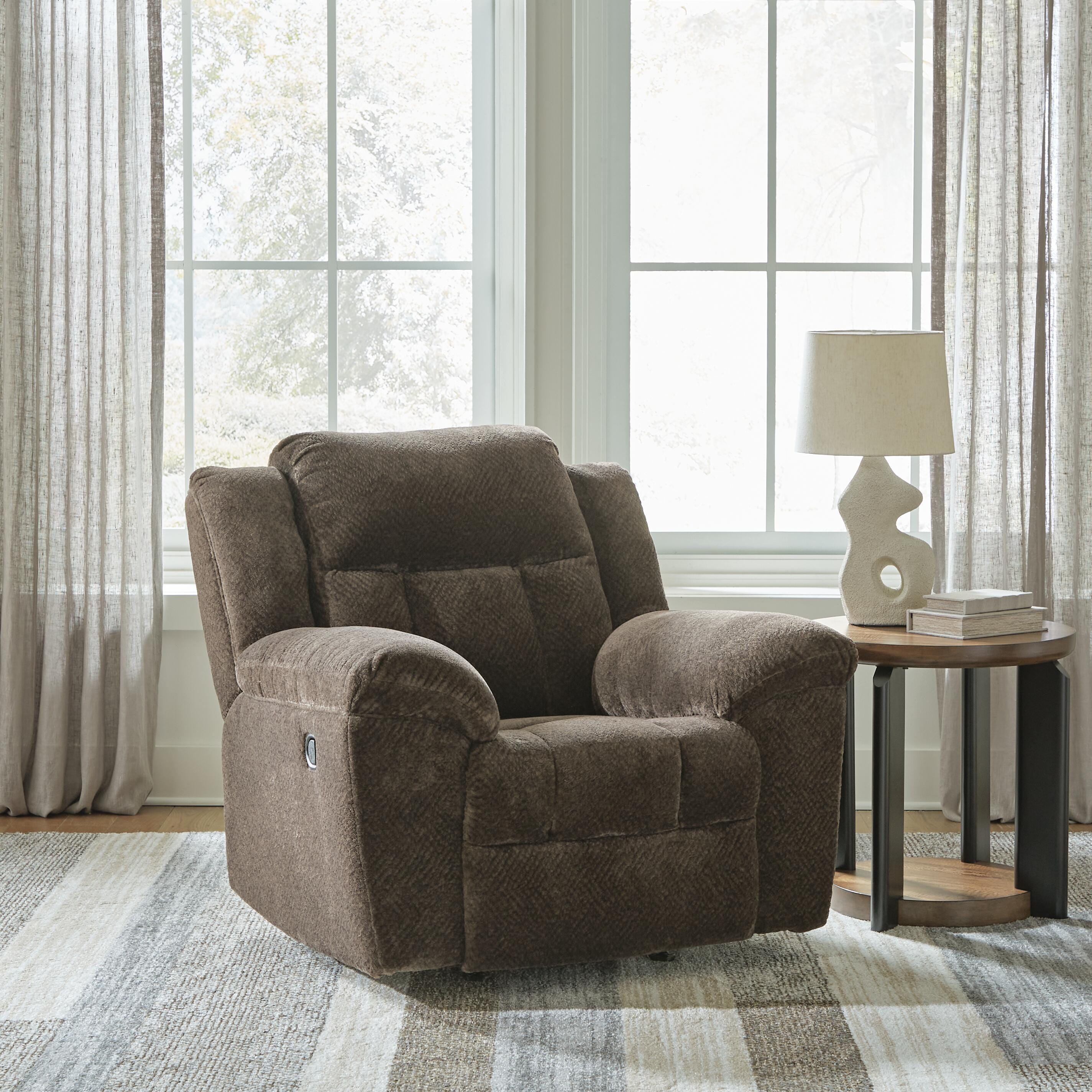 Dar Furniture - Ashley Furniture - Frohn Recliner - Rocker Recliner / Chocolate - 3740725