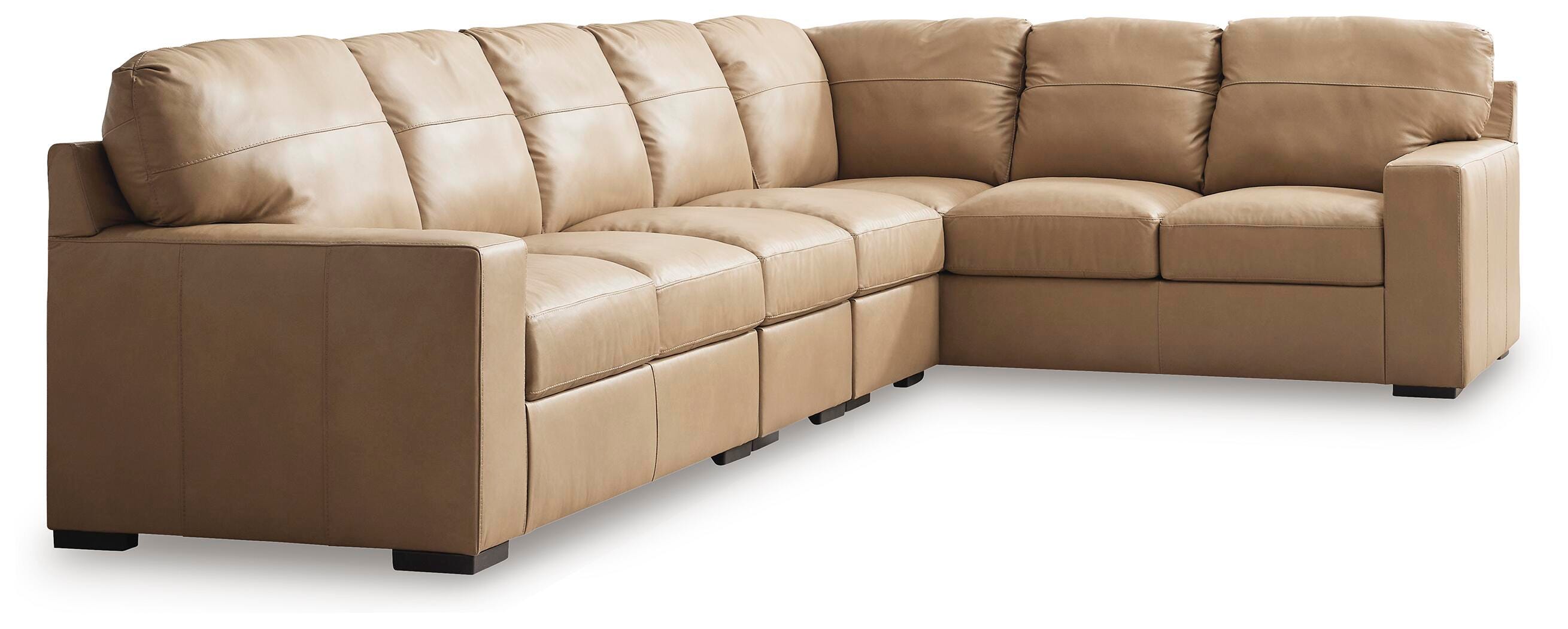 Dar Furniture - Ashley Furniture - Bandon 4-Piece Sectional - RAF 4-Piece Sectional / Toffee - 38006S6
