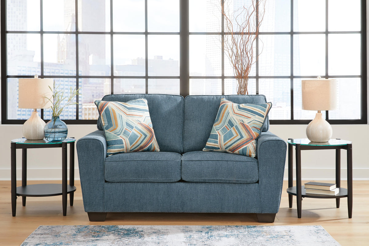 Dar Furniture - Ashley Furniture - Cashton Loveseat - Loveseat / Blue - 4060535