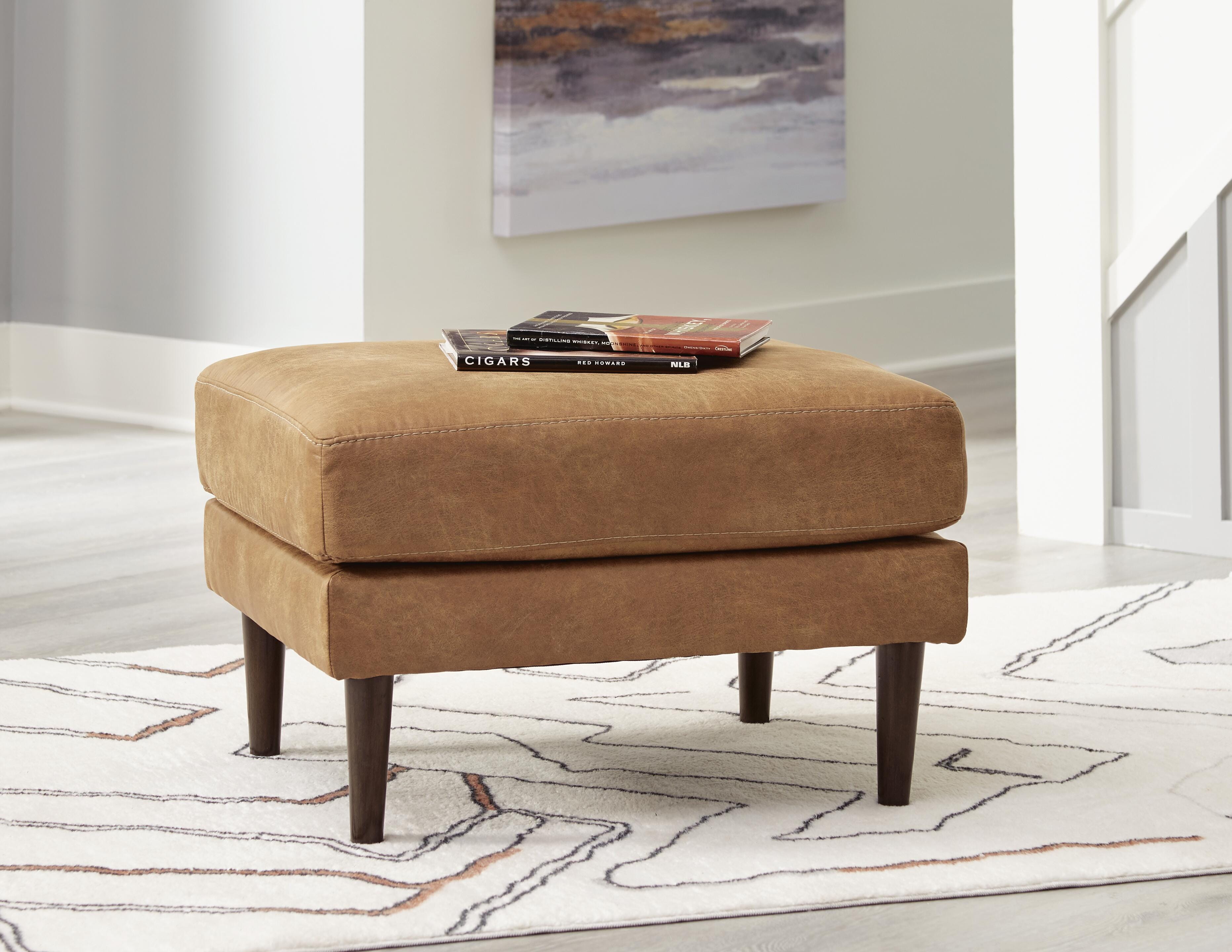 Dar Furniture - Ashley Furniture - Telora Ottoman - Ottoman / Caramel - 4100214