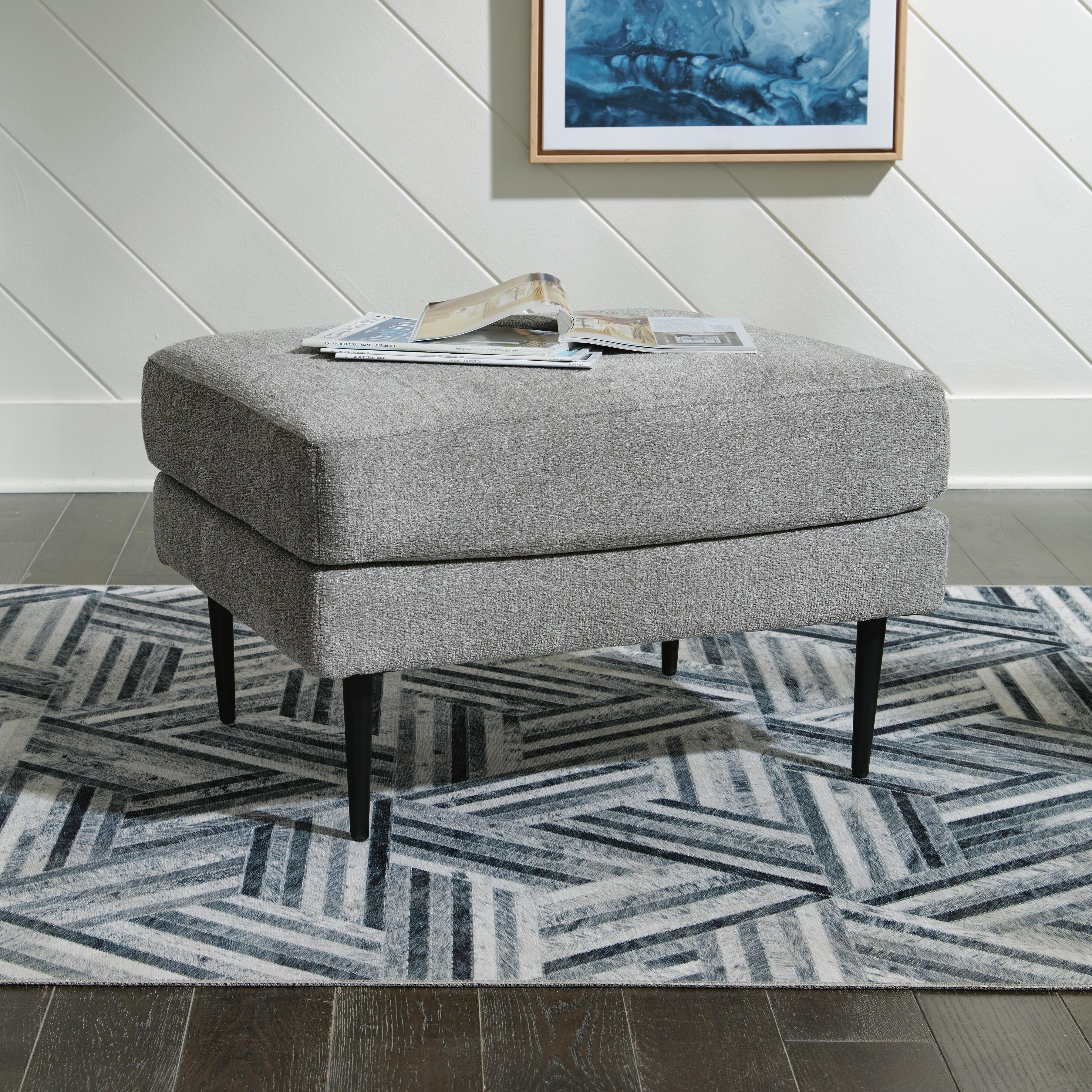 Dar Furniture - Ashley Furniture - Hazela Ottoman - Ottoman / Charcoal - 4110214
